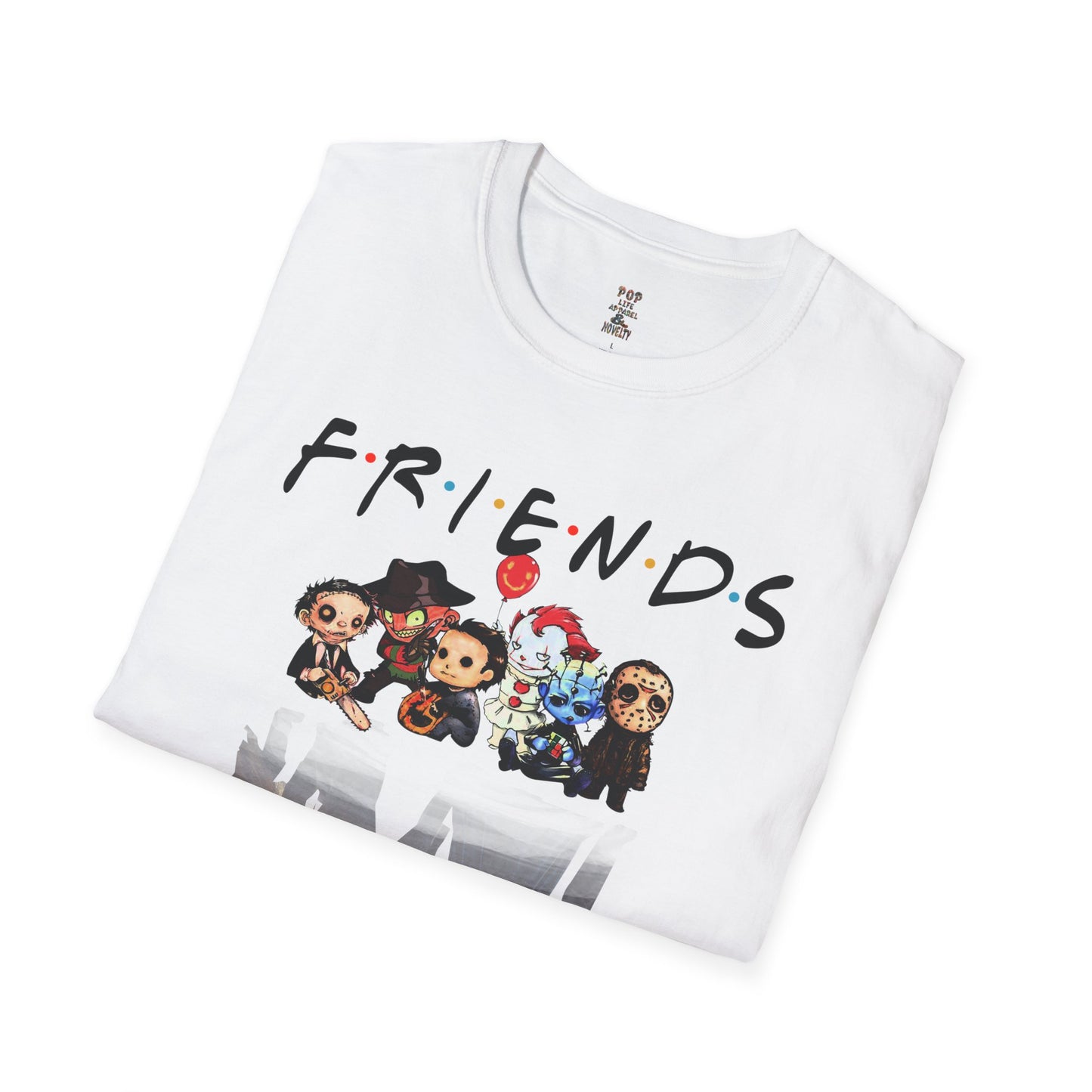 Horror Friends 3 Unisex Softstyle T-Shirt