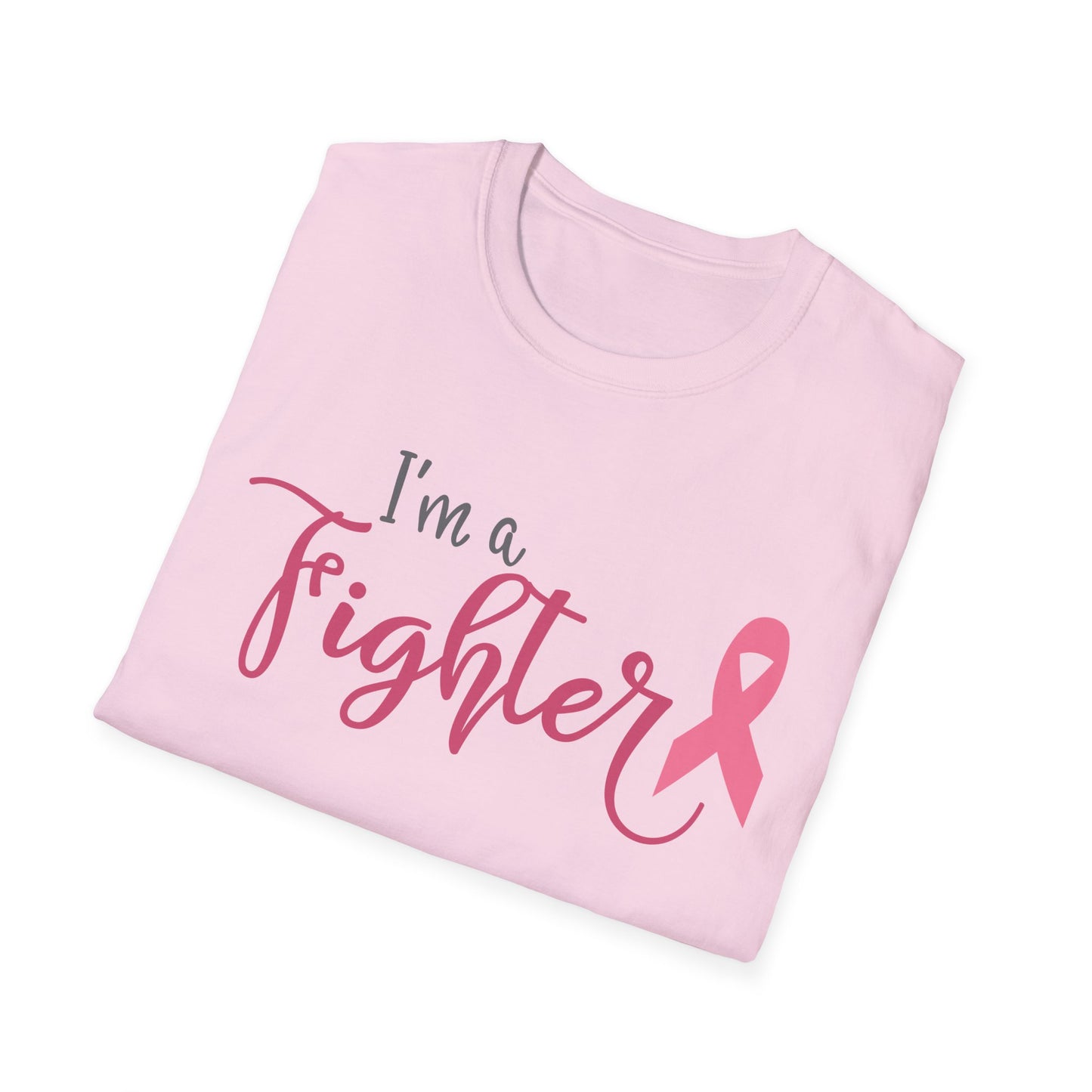 I Am a Fighter Ribbon Softstyle T-Shirt