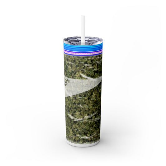 Weed Bag Tumbler with Straw, 20oz