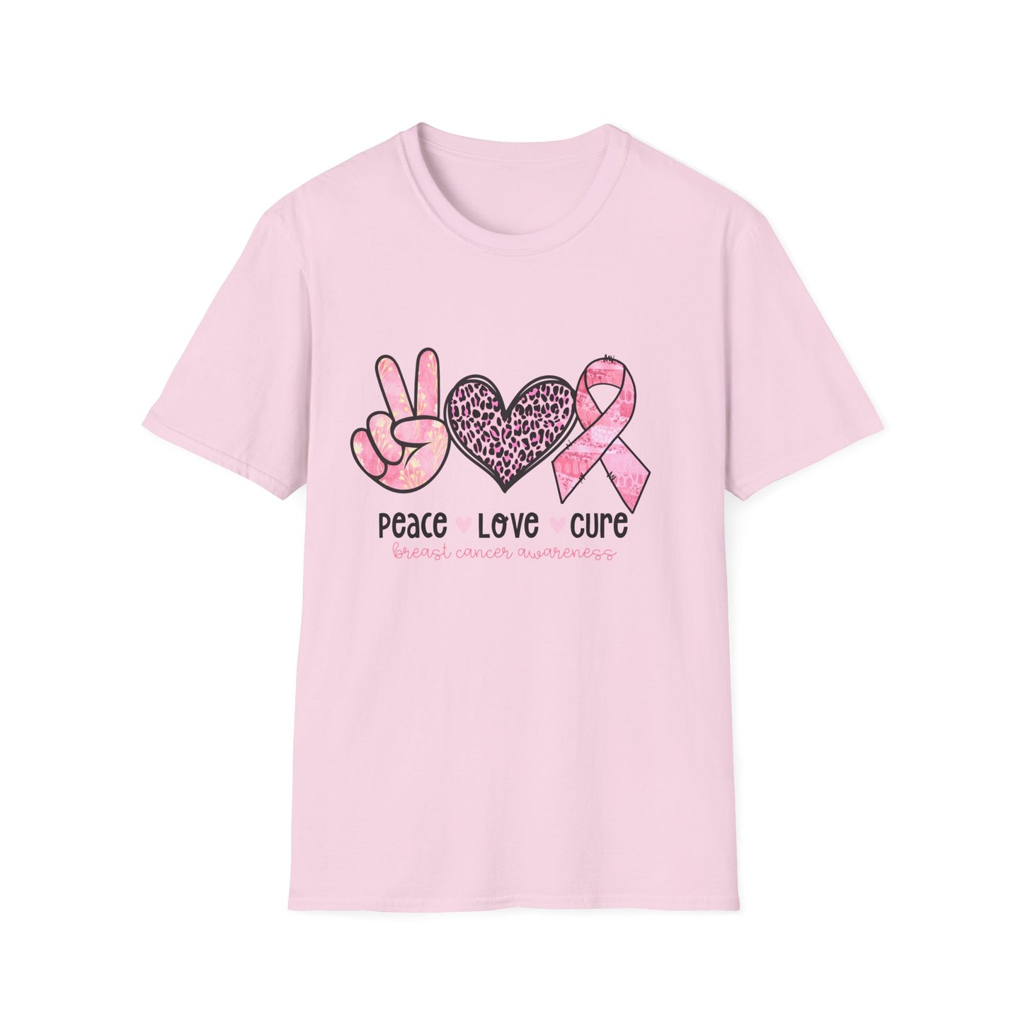 Peace Love and Cure Softstyle T-Shirt