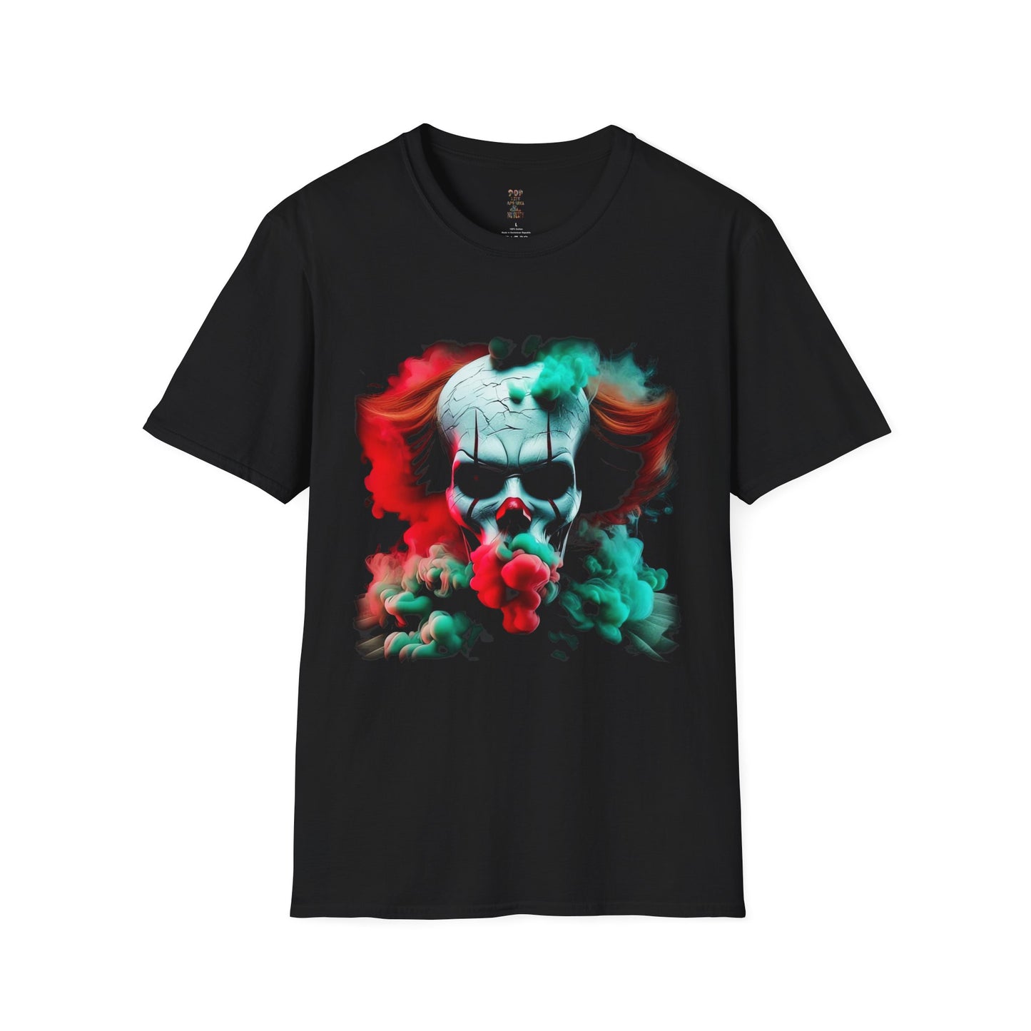 Horror Smoke Pennywise #2 Unisex Softstyle T-Shirt