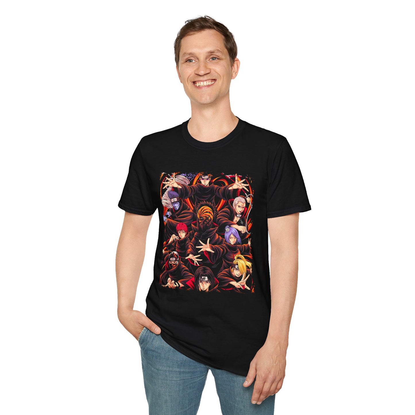 Naruto Characters Unisex Softstyle T-Shirt