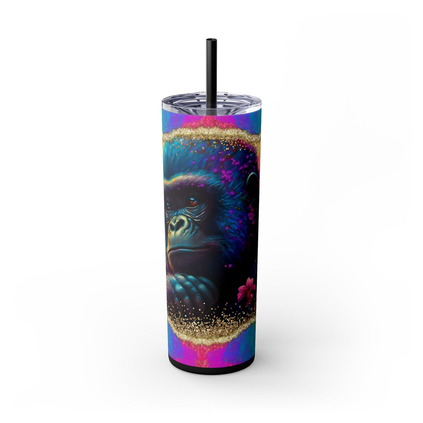 Ape Love Tumbler with Straw, 20oz