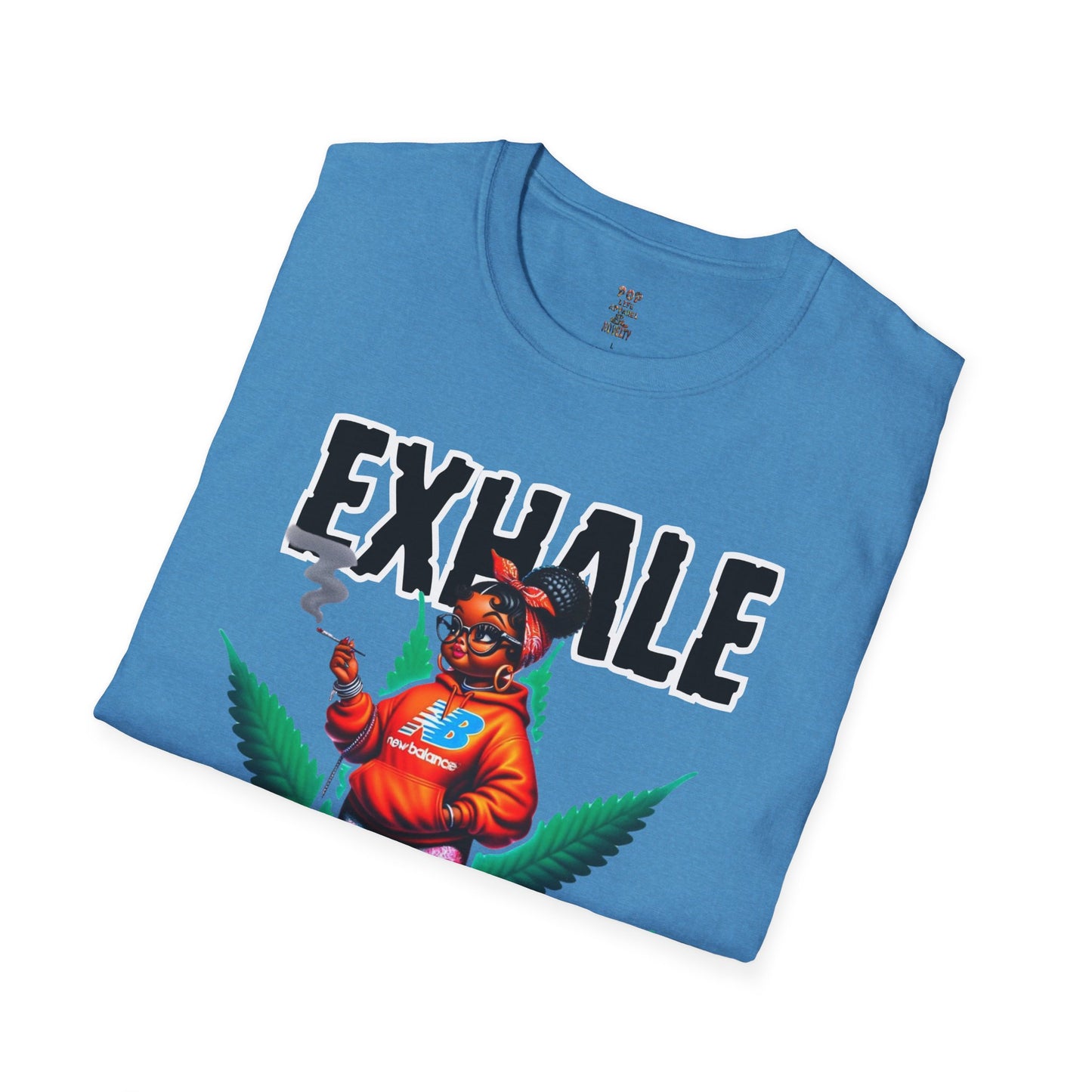 Exhale the Bullshit Unisex Softstyle T-Shirt