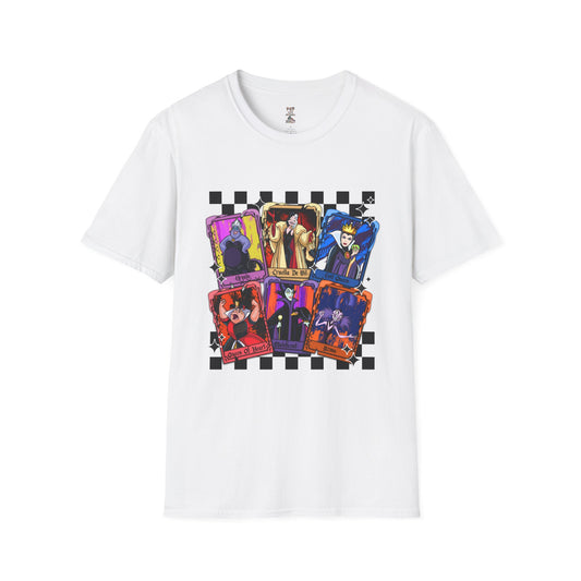 Cartoon Villian Tarot Card Unisex  Softstyle T-Shirt