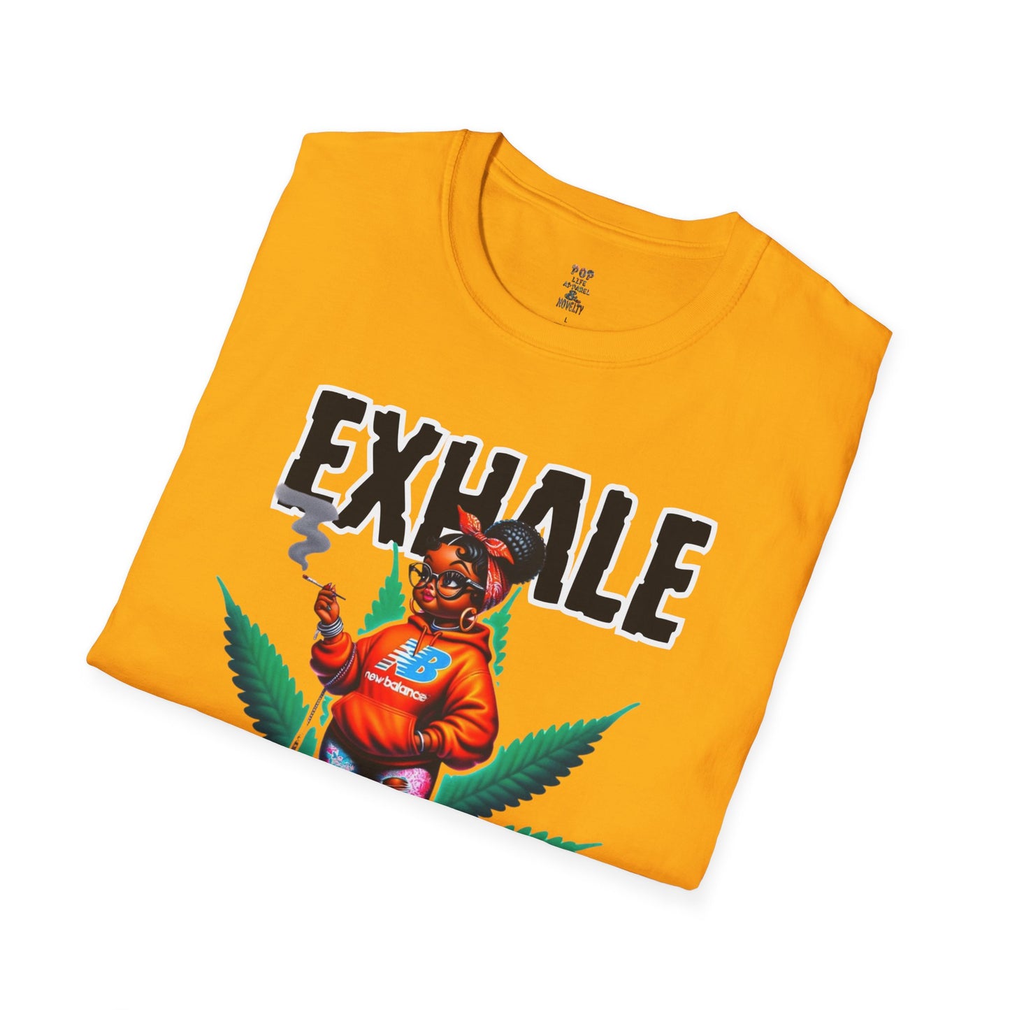 Exhale the Bullshit Unisex Softstyle T-Shirt