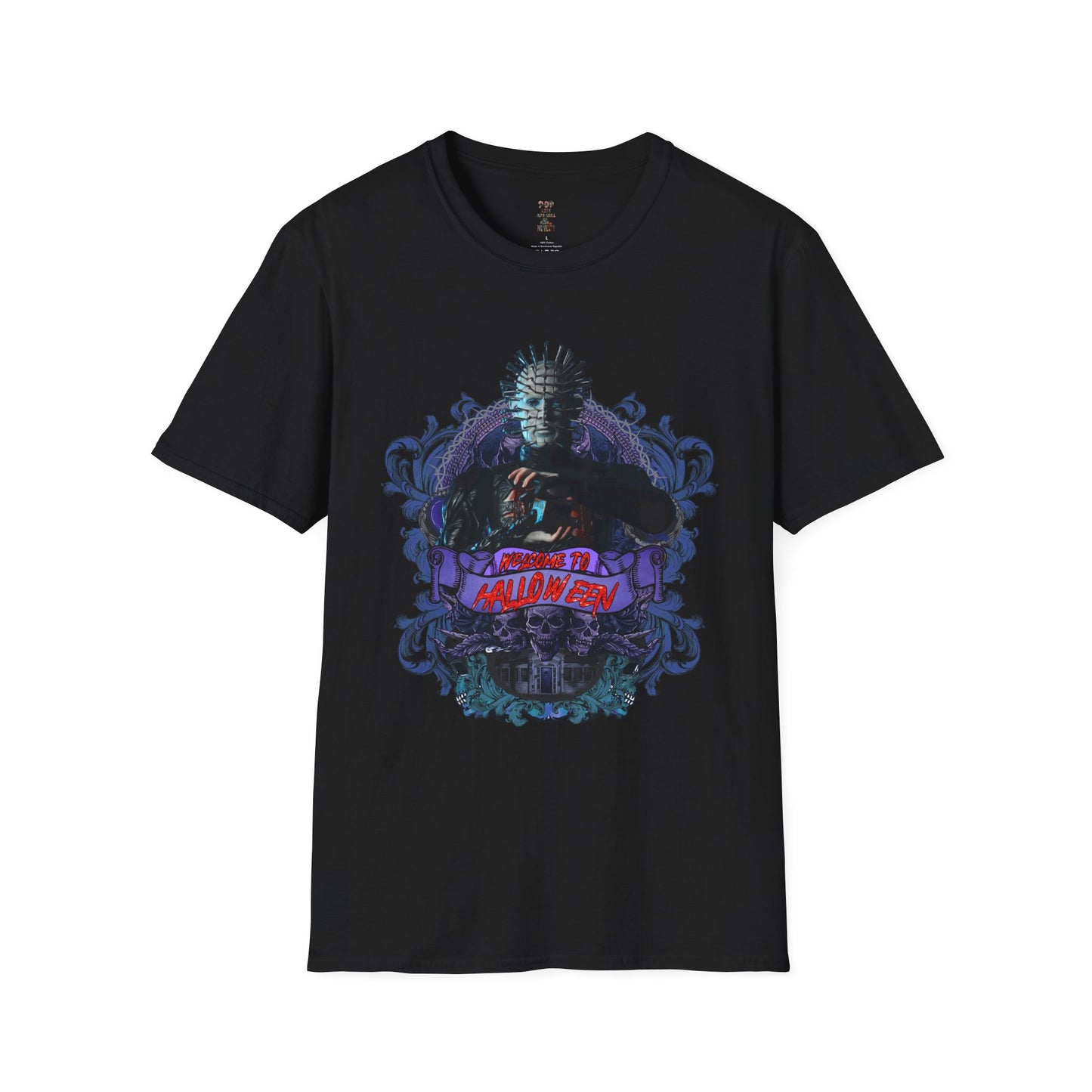 Pinhead Welcome to Halloween Unisex Softstyle T-Shirt