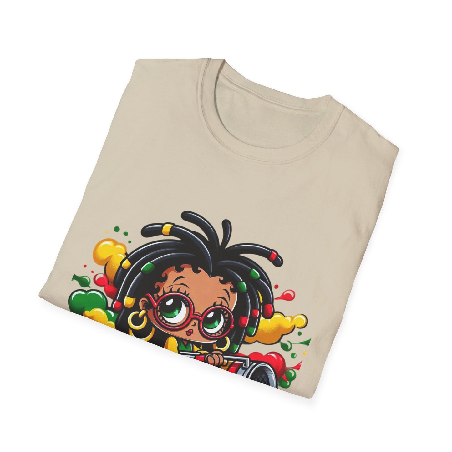 Boombox Betty Softstyle T-Shirt