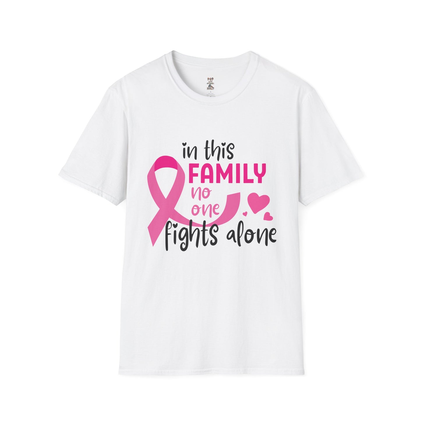 In The Family No One Fights Alone Softstyle T-Shirt