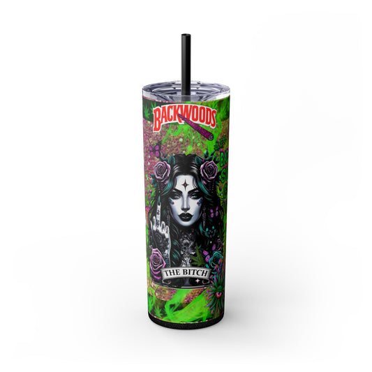 Backwoods "The Bitch" Tumbler with Straw, 20oz