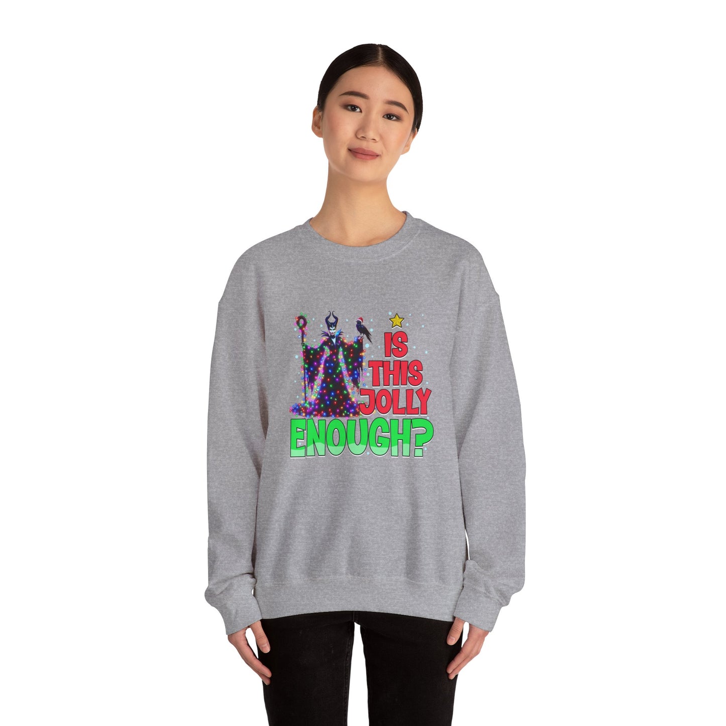 Is this Jolly Enough Unisex Heavy Blend™ Crewneck Sweatshirt