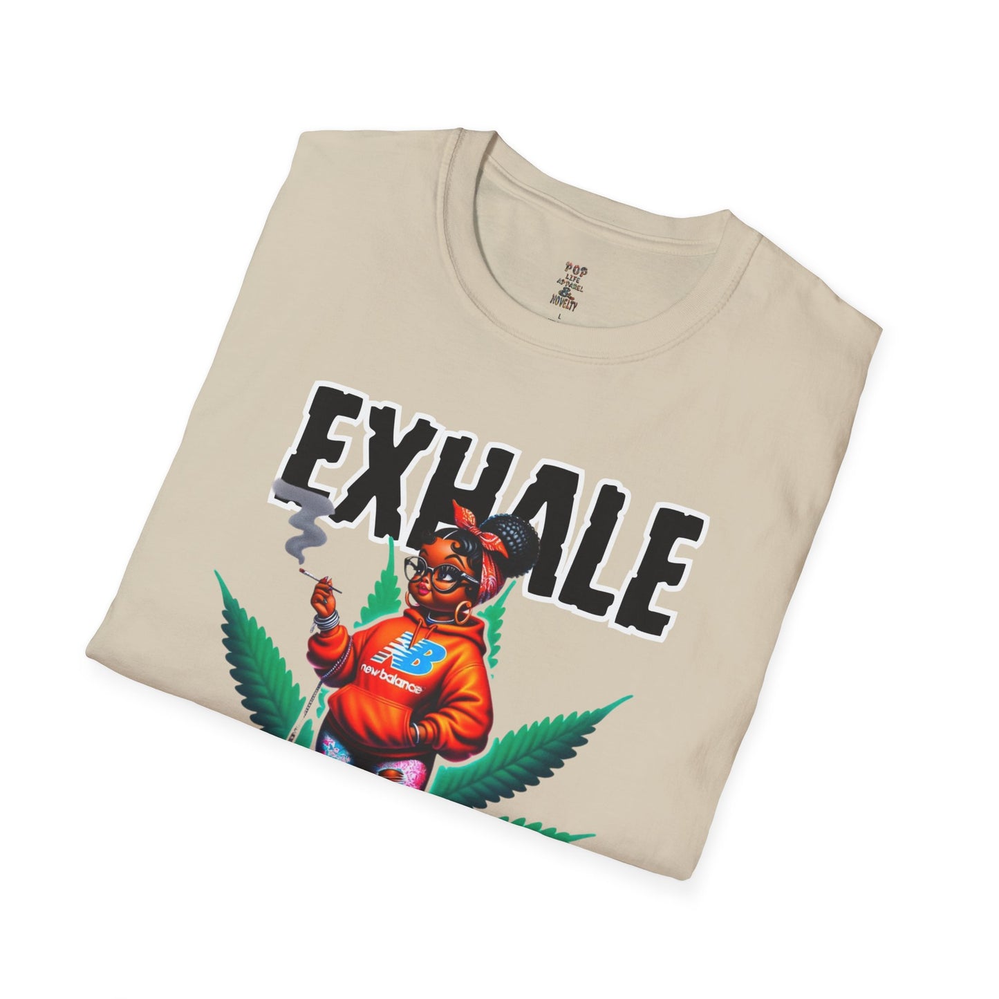 Exhale the Bullshit Unisex Softstyle T-Shirt