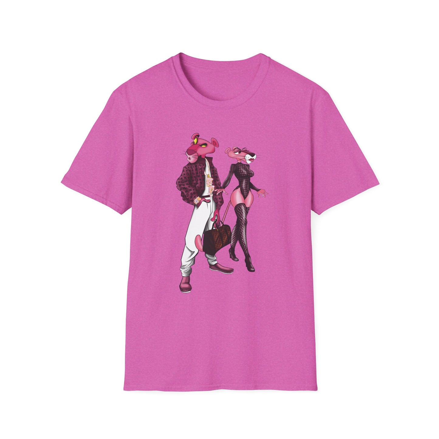 Pinky and His Chick Unisex Softstyle T-Shirt