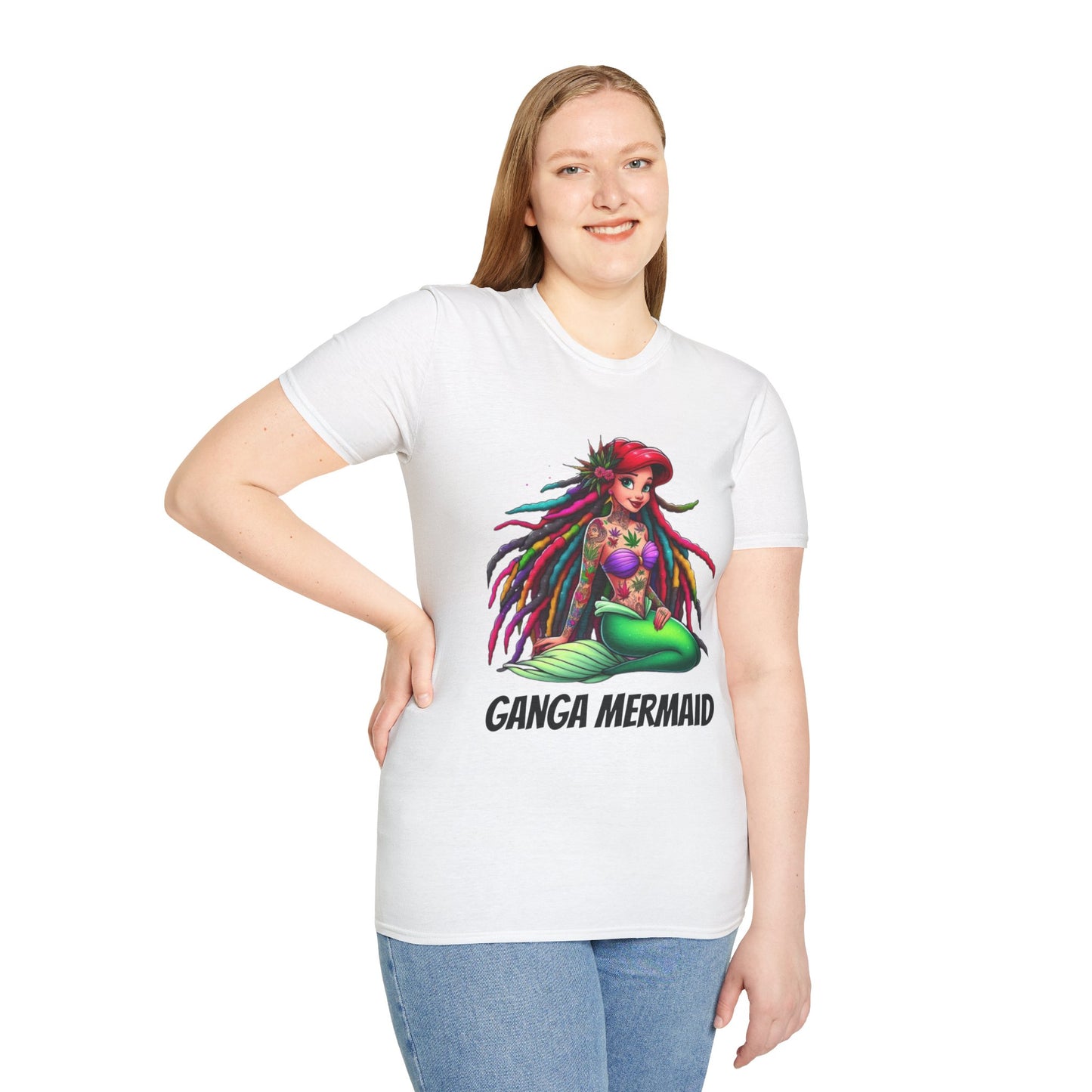 Ganga Mermaid Unisex Softstyle T-Shirt