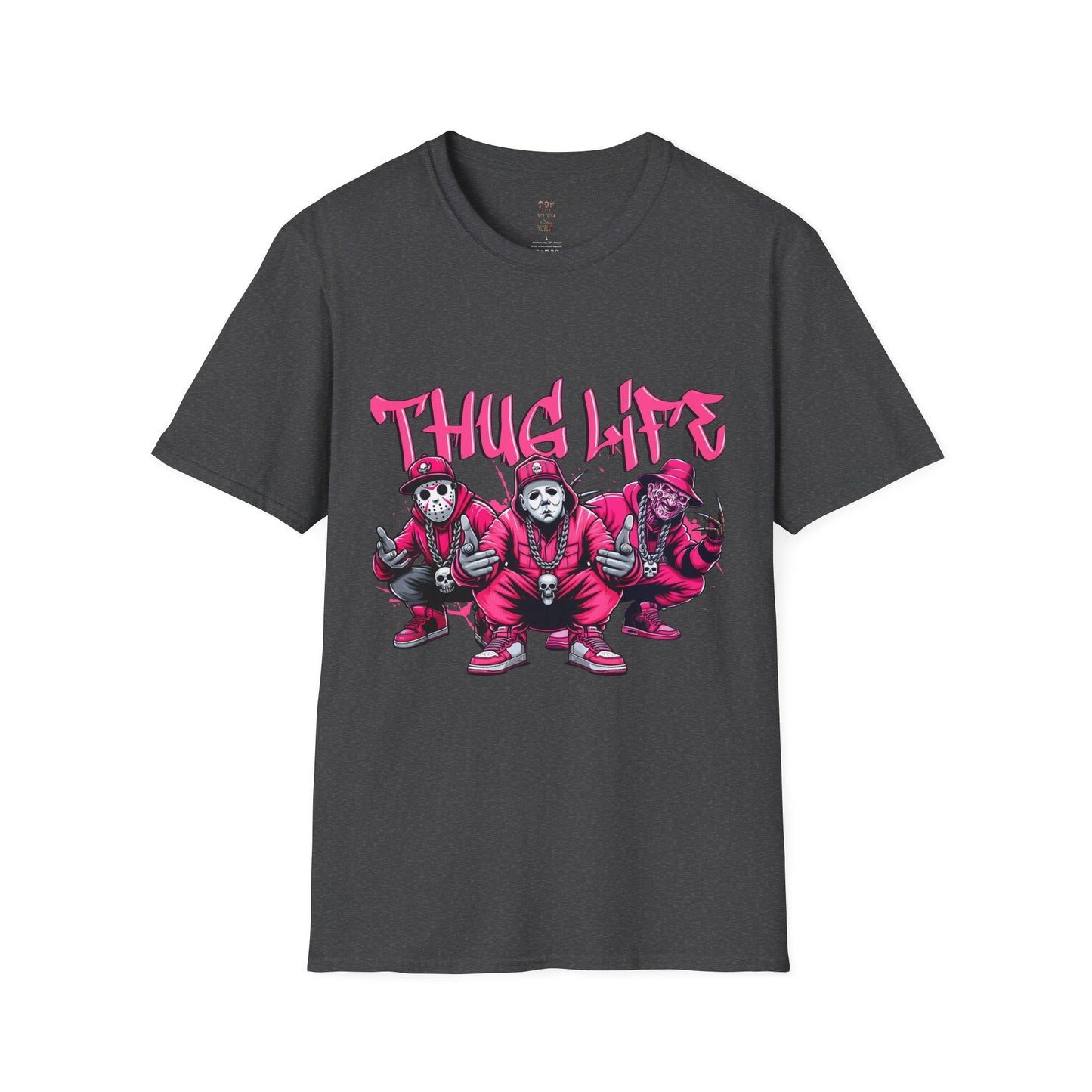 Pink Thug Life Unisex Softstyle T-Shirt