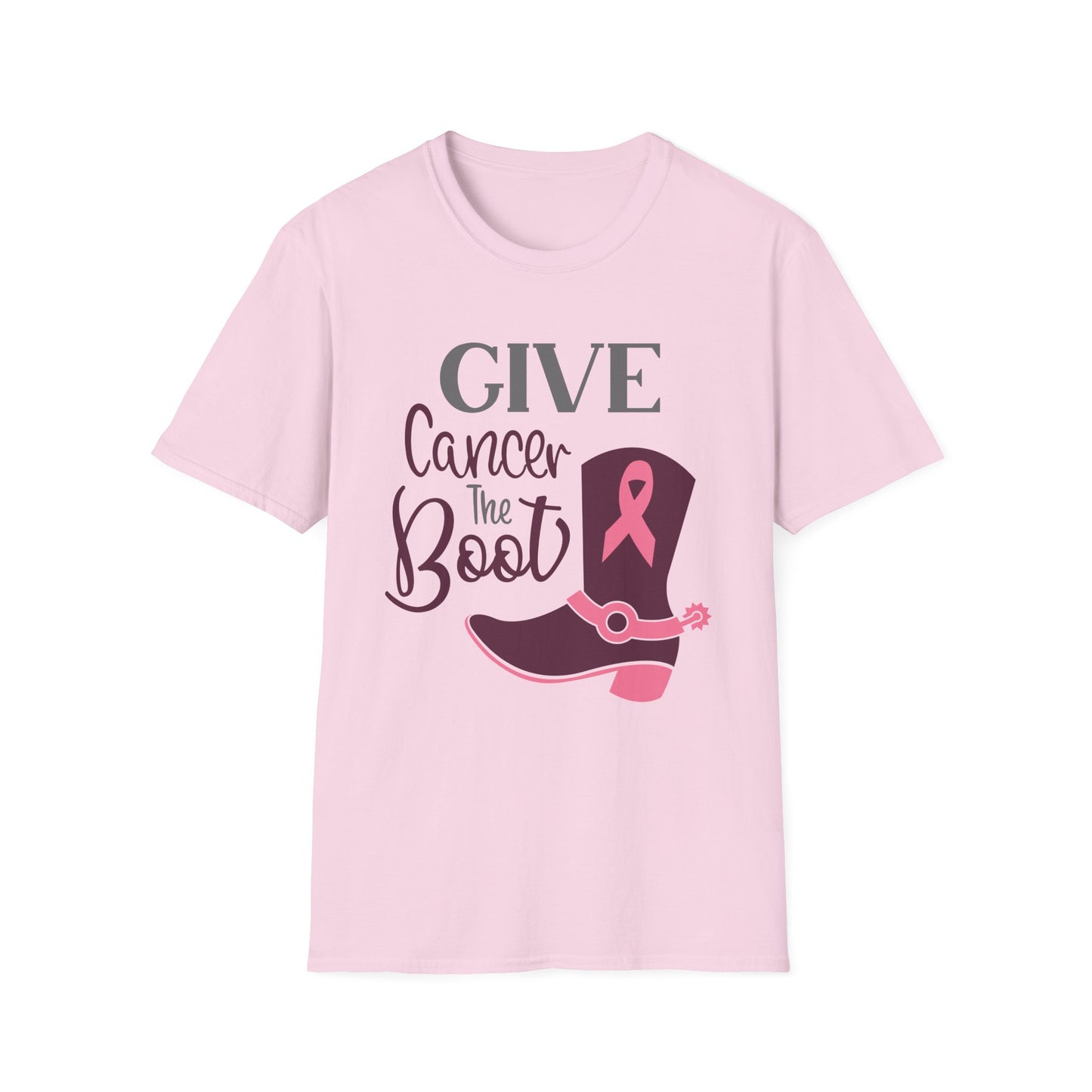 Give Cancer the Boot Softstyle T-Shirt