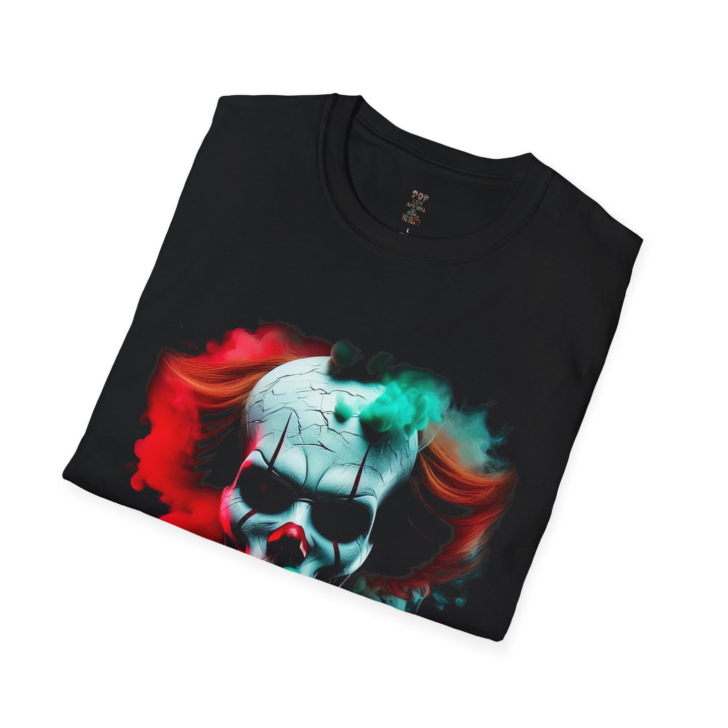 Horror Smoke Pennywise #2 Unisex Softstyle T-Shirt