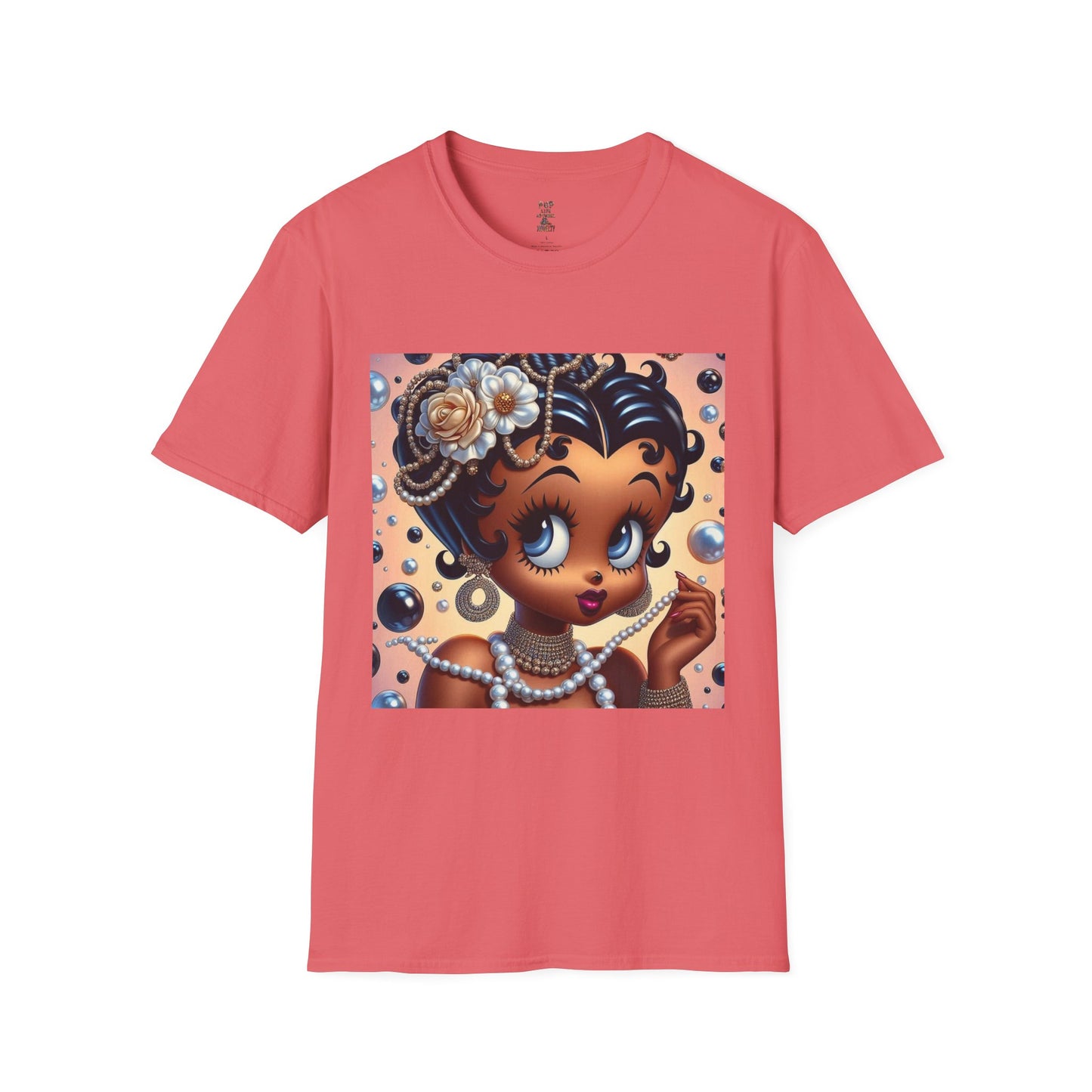 Girls Love Their Pearls Betty Style T-Shirt