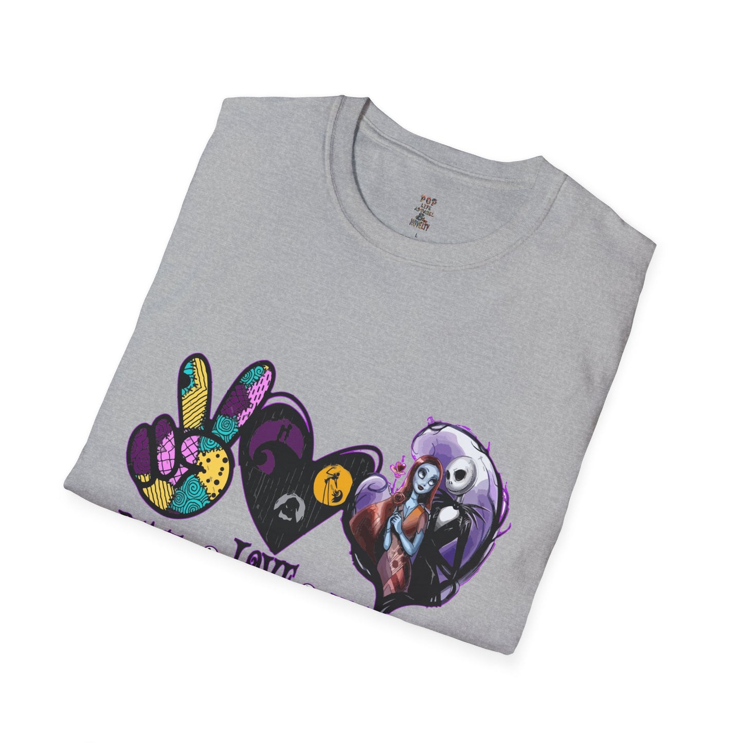 Peace, Love and Nightmare's Unisex Softstyle T-Shirt