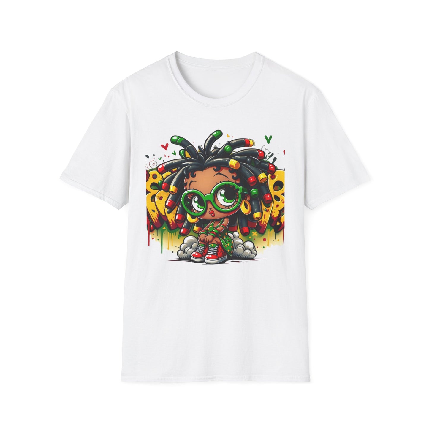 Locs and Glasses Betty Softstyle T-Shirt