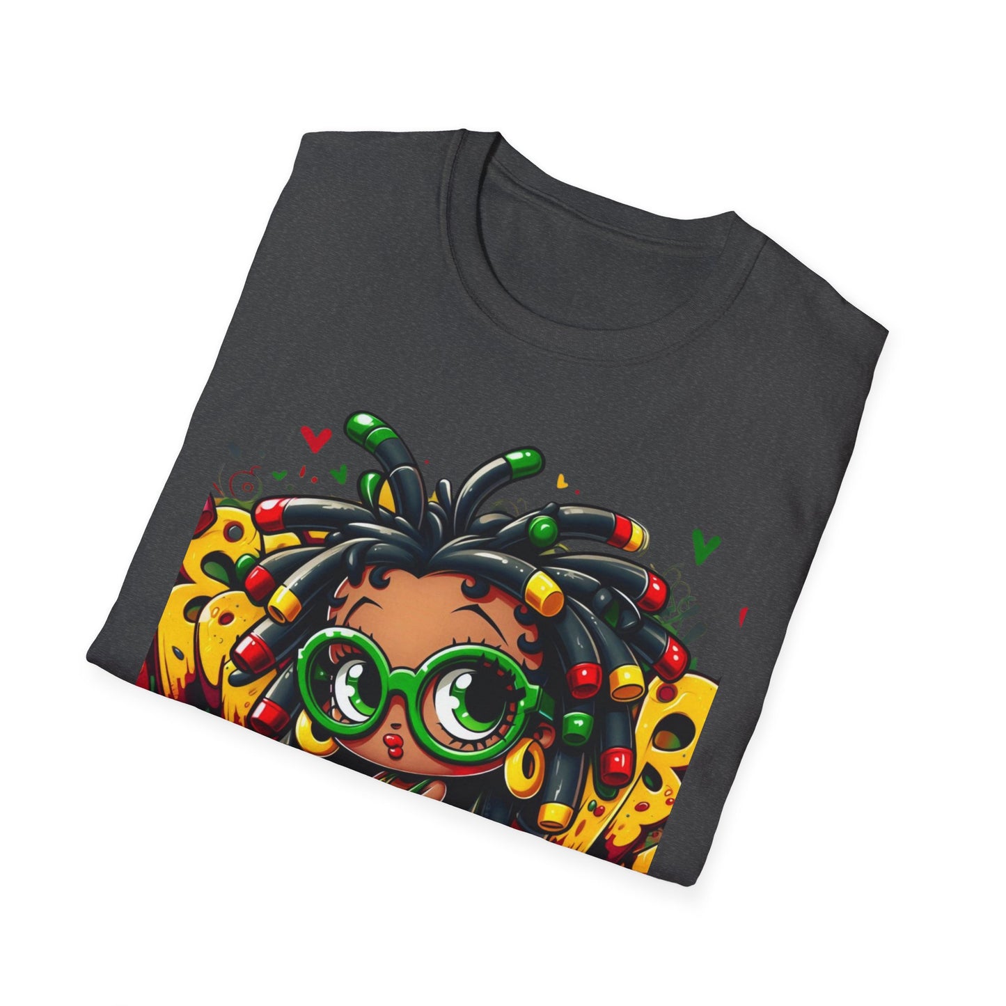 Locs and Glasses Betty Softstyle T-Shirt