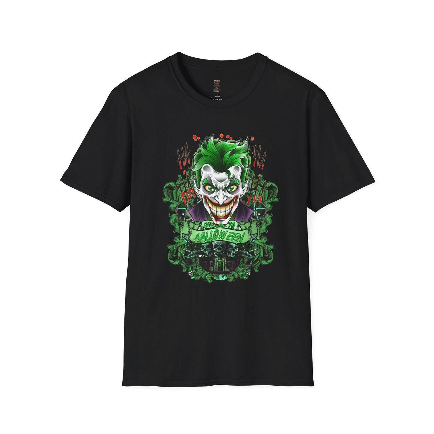 Joker Welcome to Halloween Unisex Softstyle T-Shirt