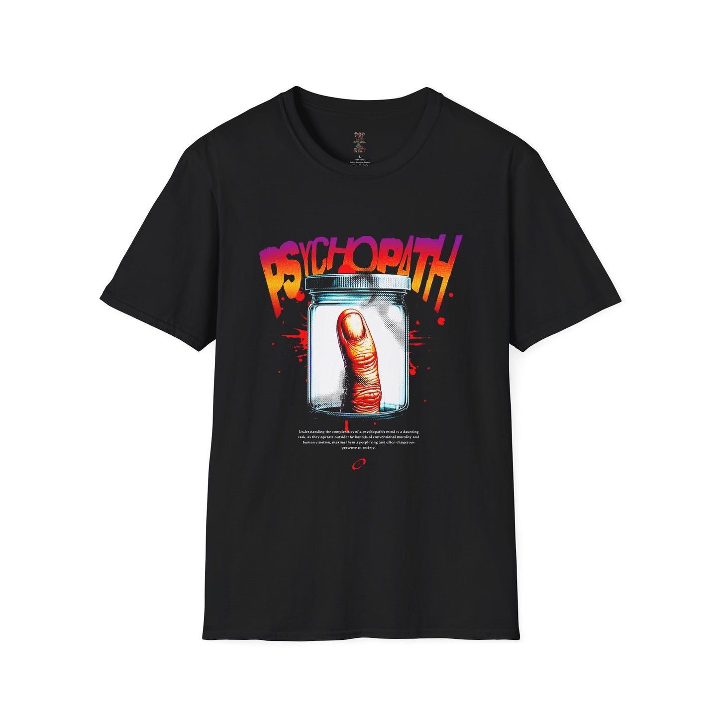 Psychopath Retro Softstyle T-Shirt