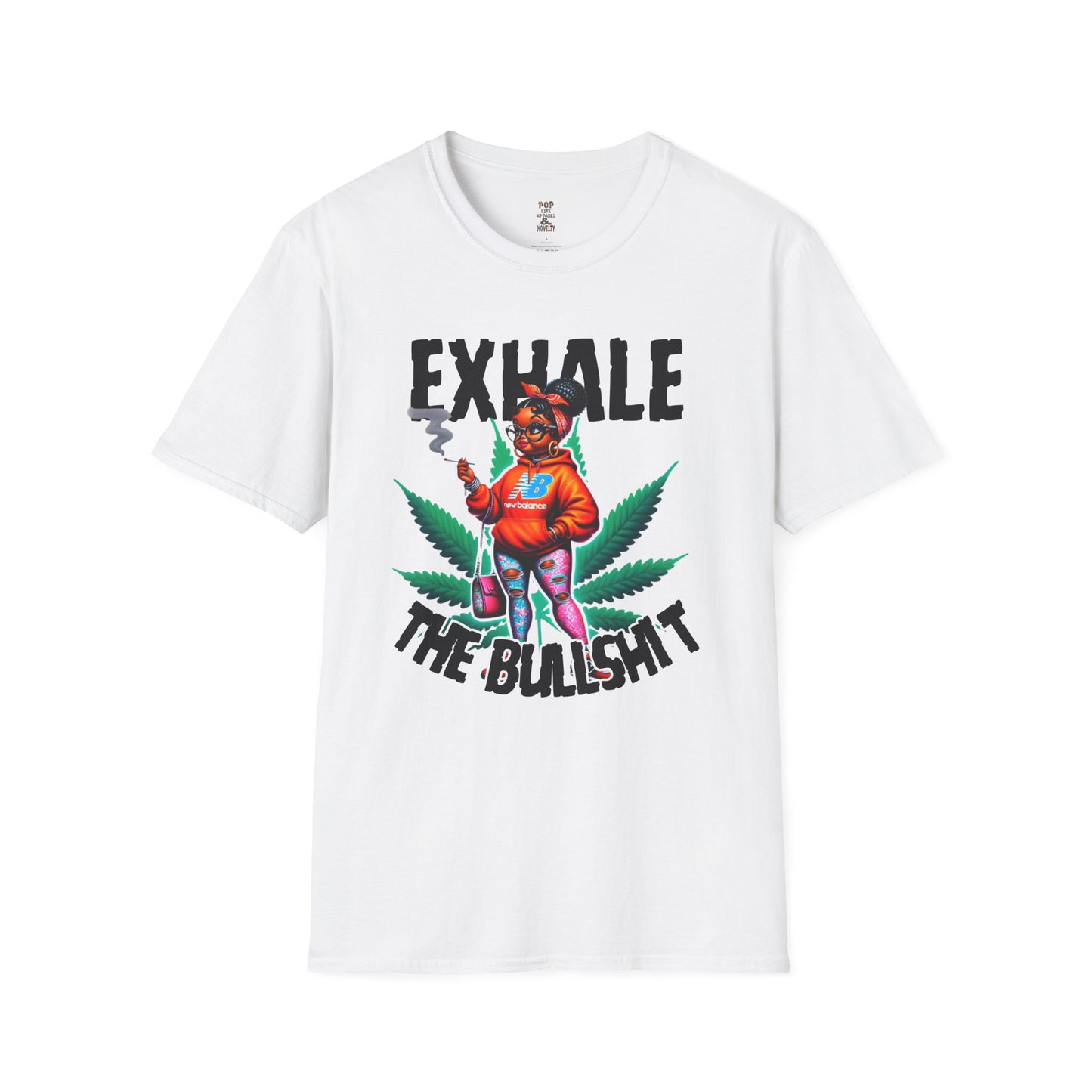 Exhale the Bullshit Unisex Softstyle T-Shirt