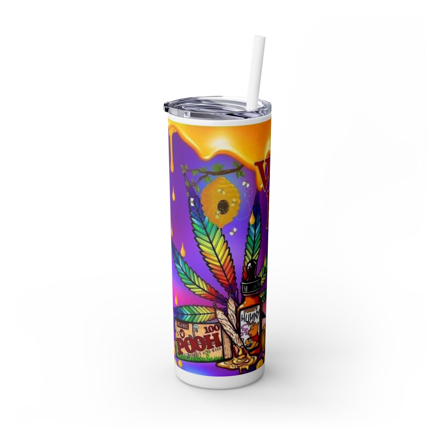 Winnie the Pot Tumbler with Straw, 20oz