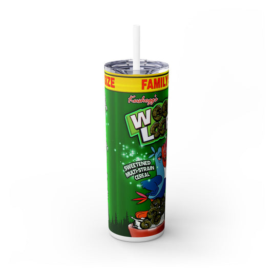 Weed Loops Tumbler with Straw, 20oz