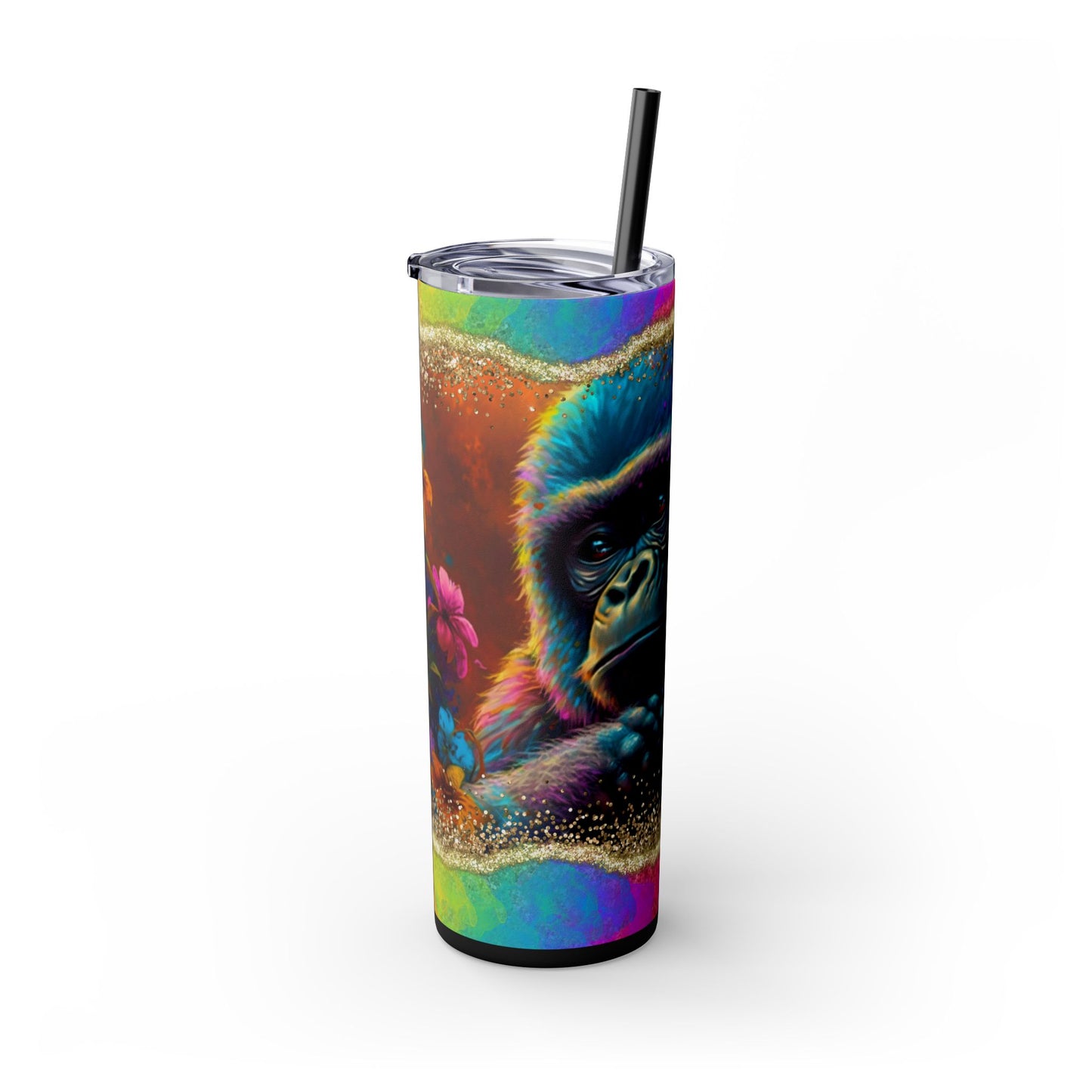 Ape Love Tumbler with Straw, 20oz