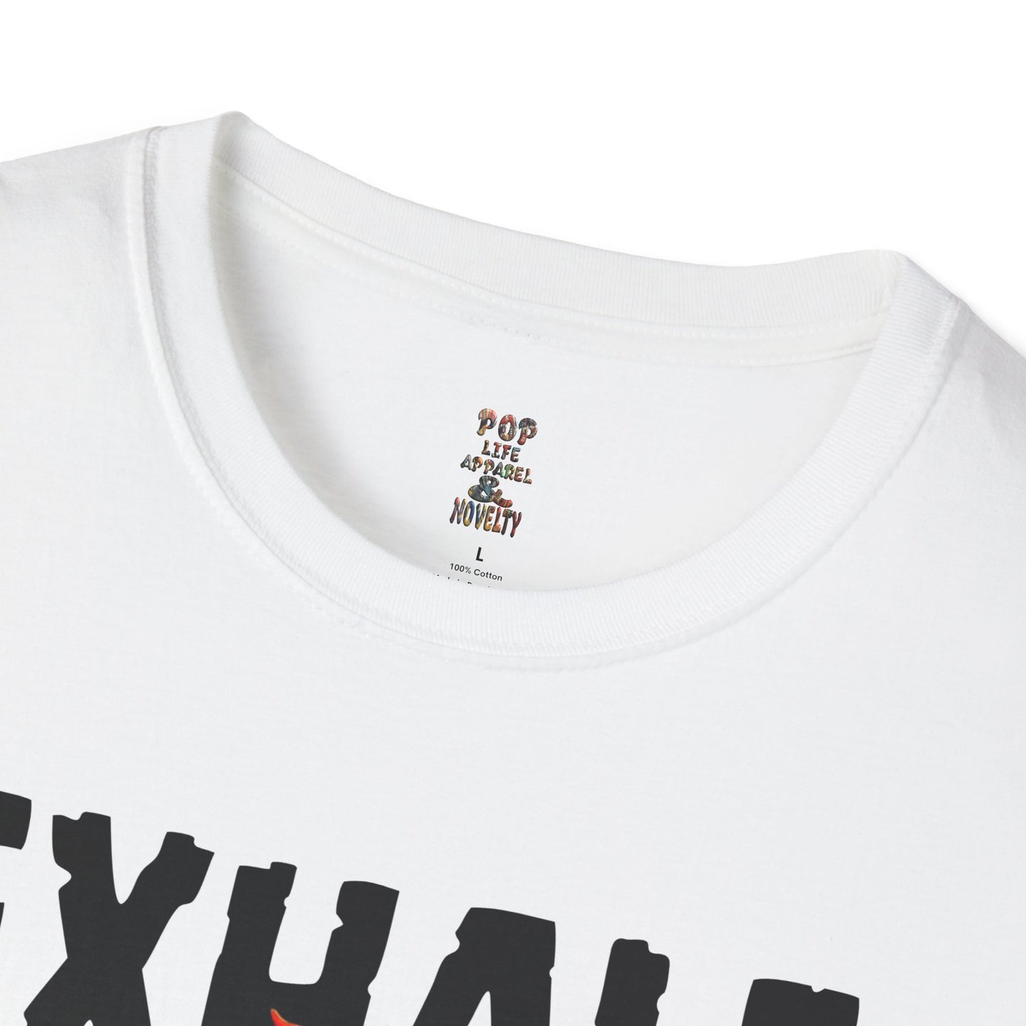 Exhale the Bullshit Unisex Softstyle T-Shirt