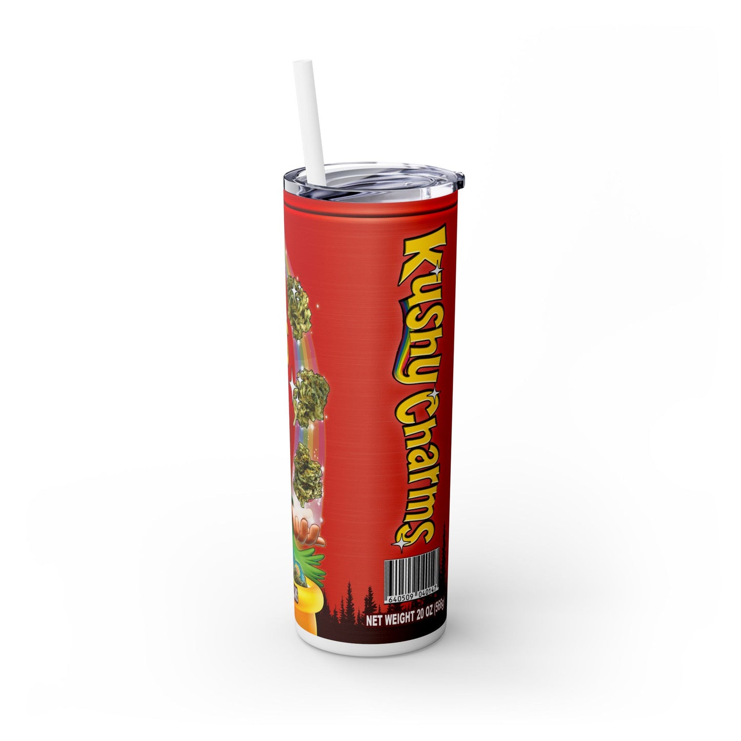 Kushy Charms Tumbler with Straw, 20oz