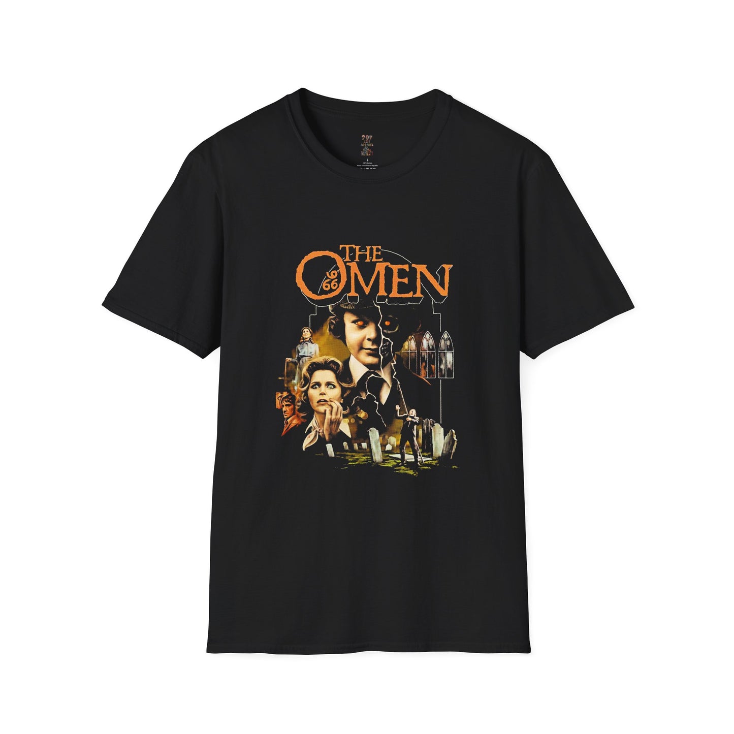 Retro The Omen Movie Promo Unisex Softstyle T-Shirt