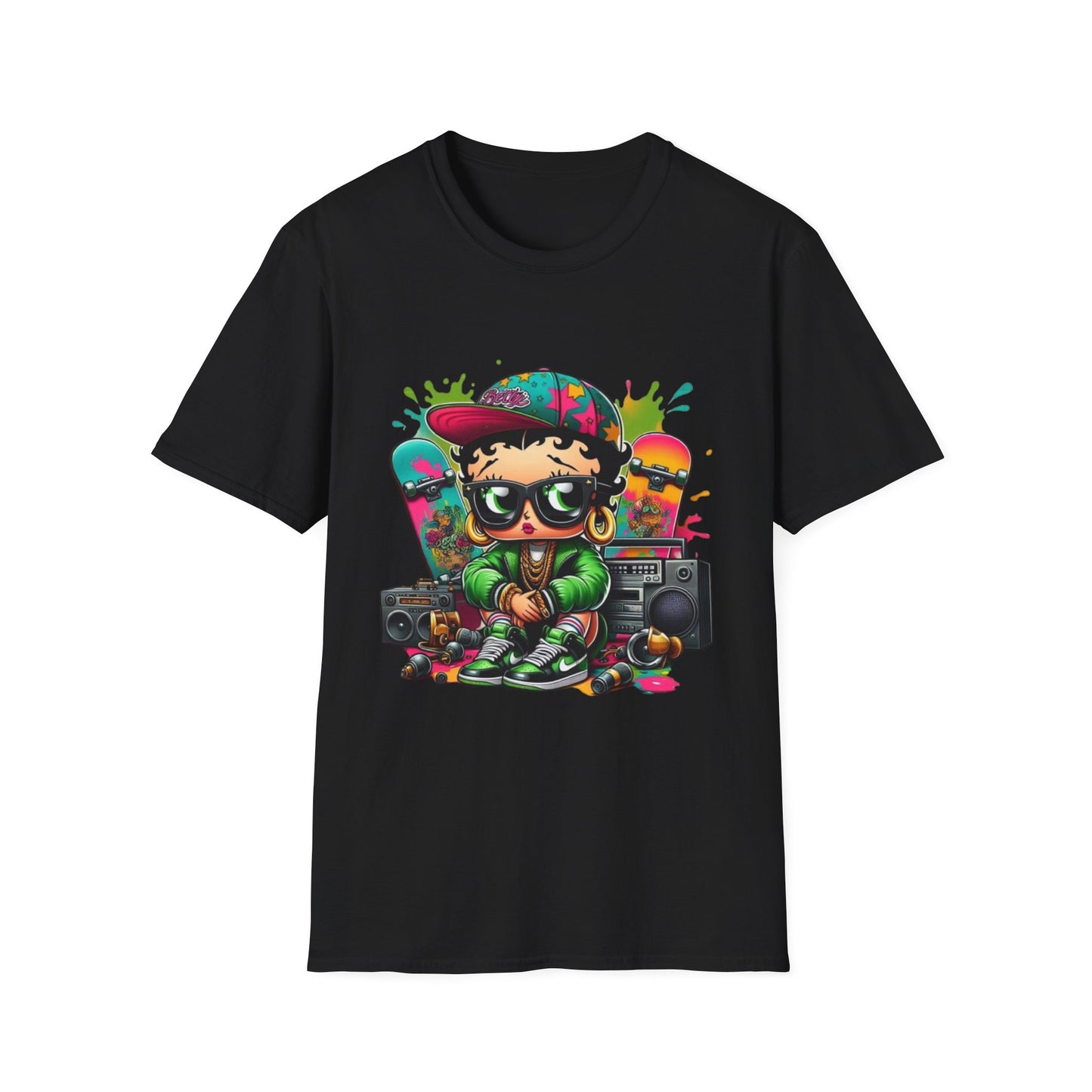 Skater Girl Betty Softstyle T-Shirt