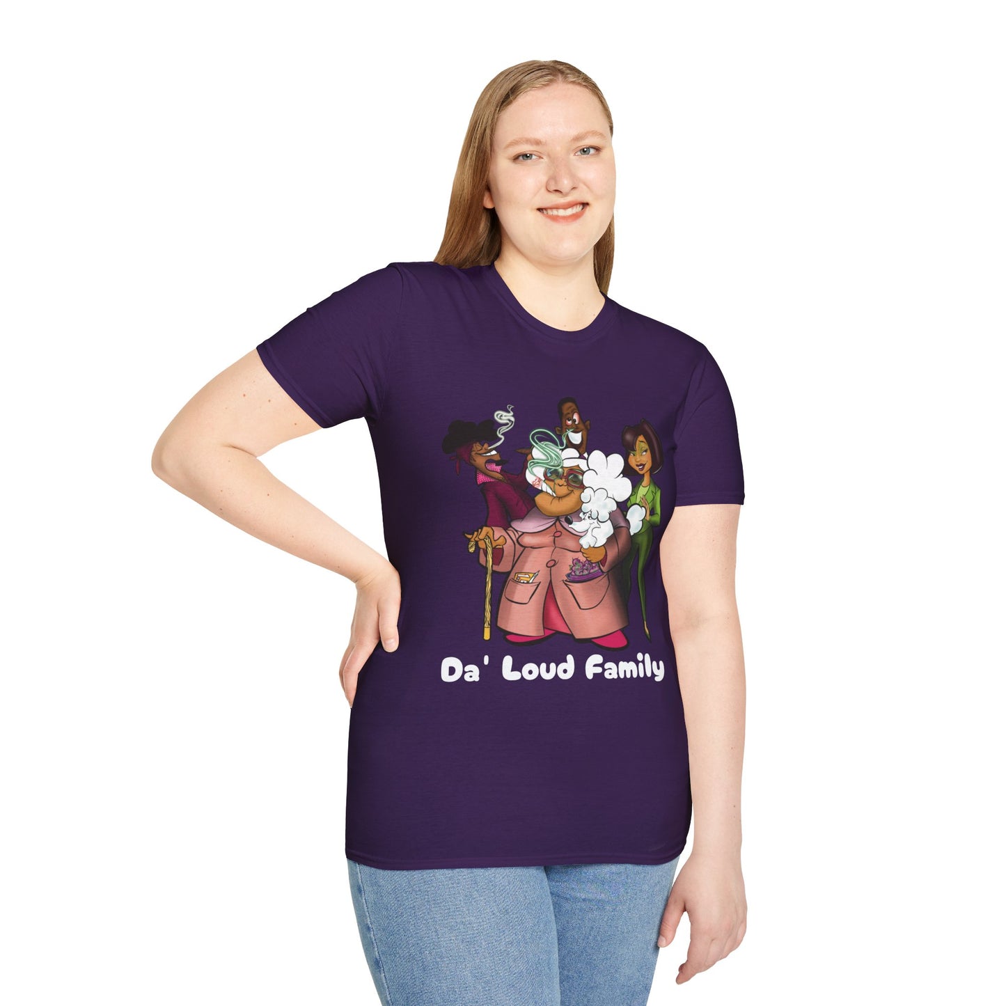 Da' Loud Family Unisex Softstyle T-Shirt