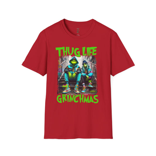Copy of Grinch Chick Just Waiting For Christmas Softstyle T-Shirt
