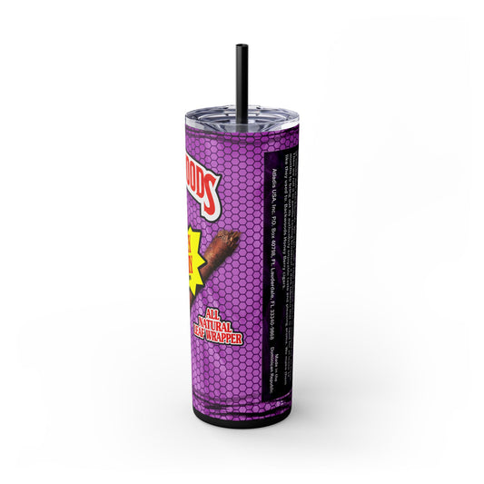 Purple Backwoods Tumbler with Straw, 20oz