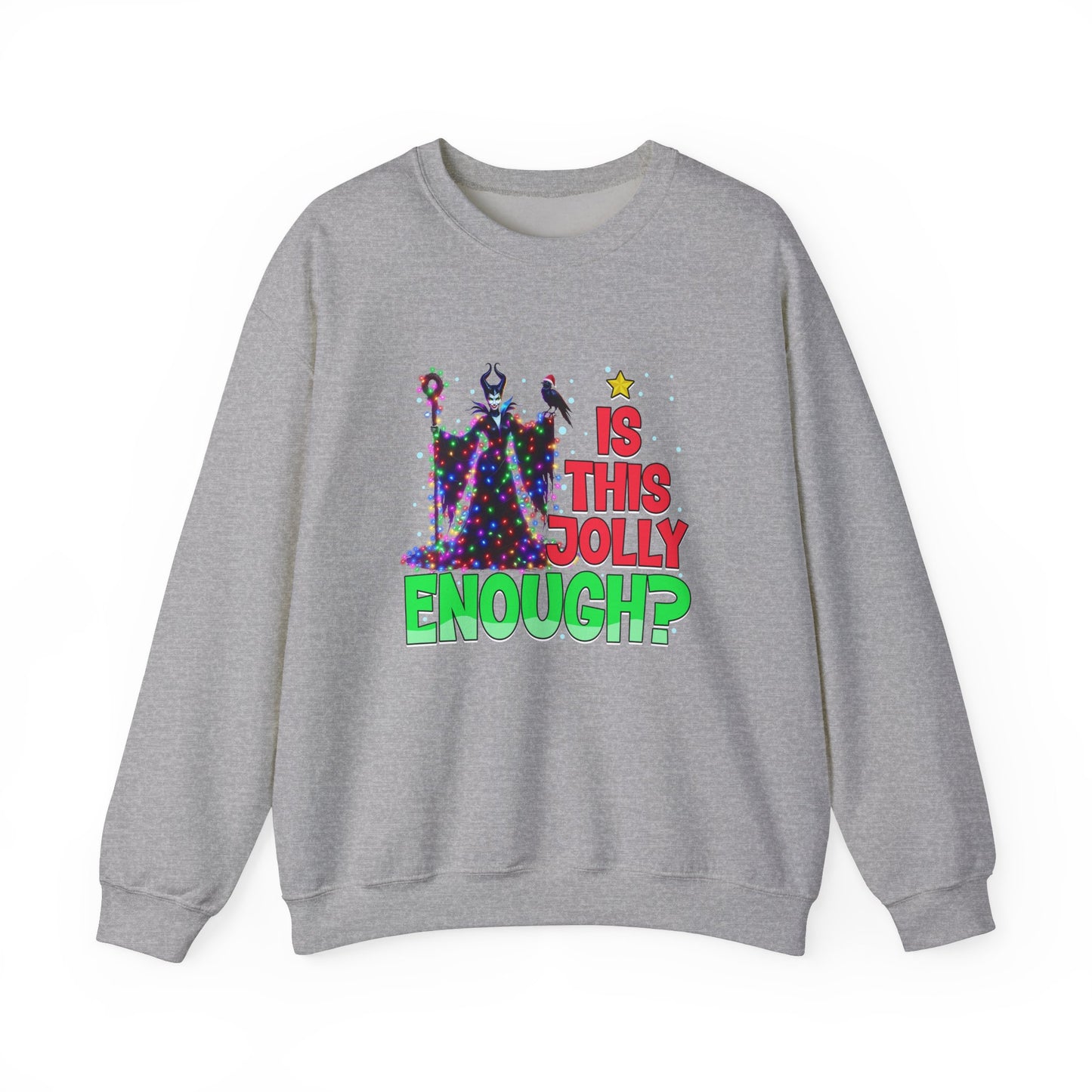 Is this Jolly Enough Unisex Heavy Blend™ Crewneck Sweatshirt