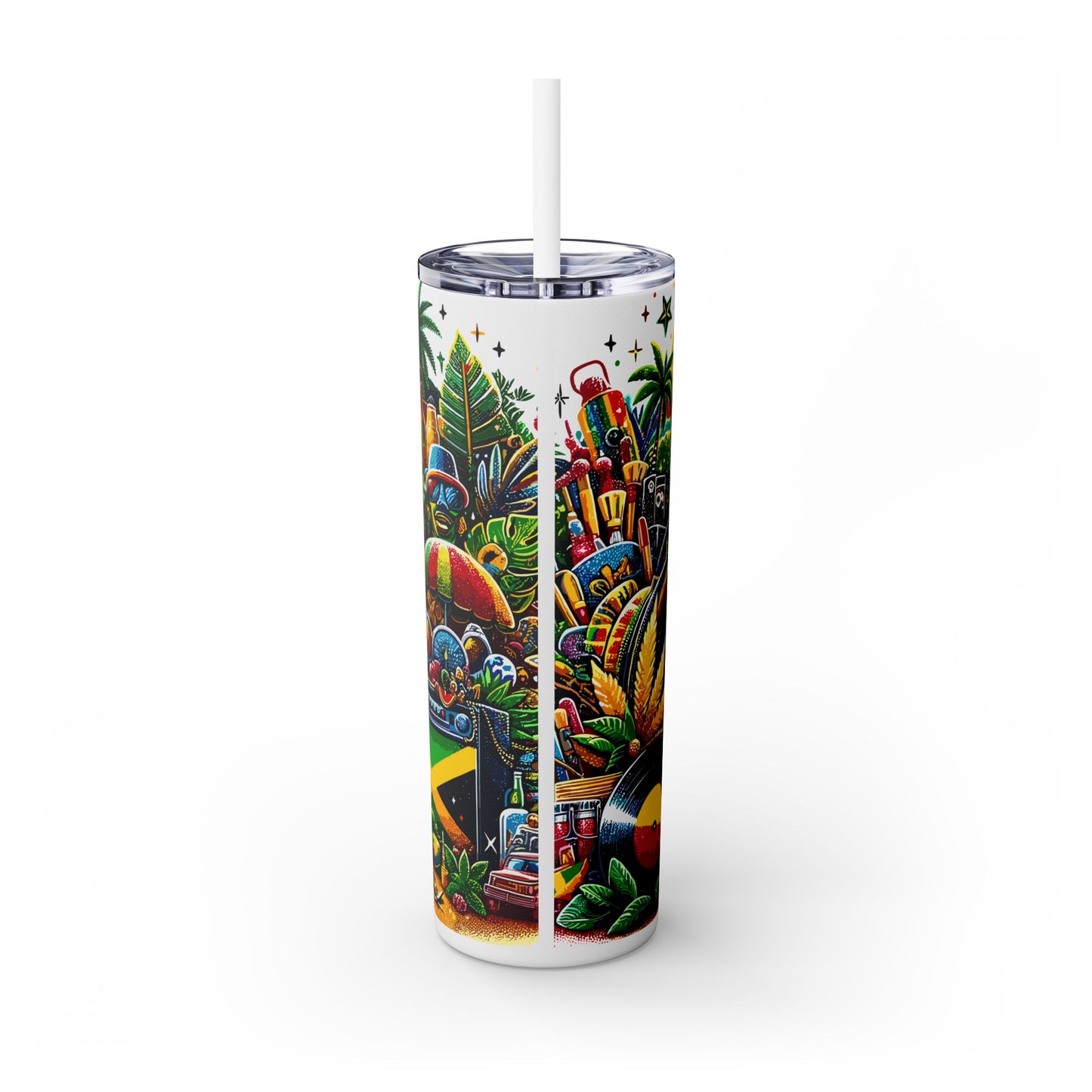 Island Life Tumbler with Straw, 20oz