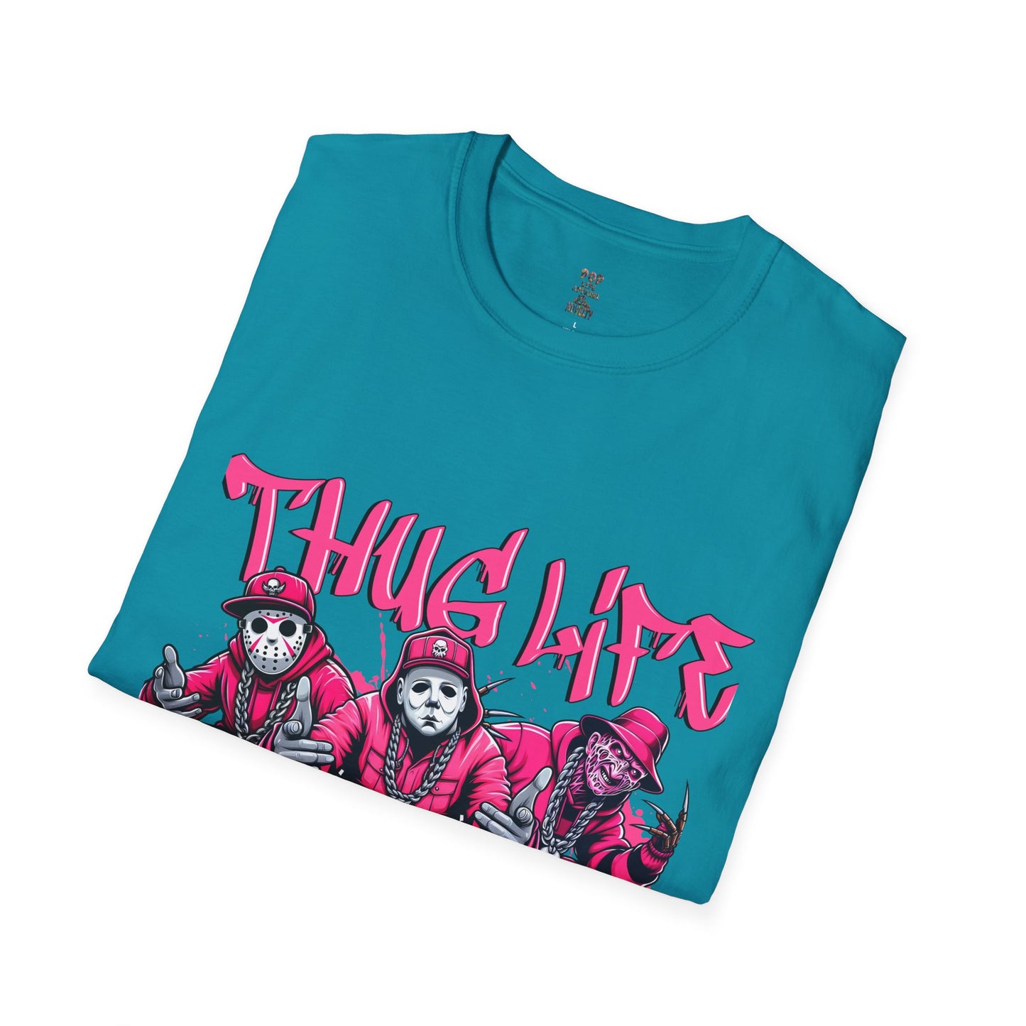 Pink Thug Life Unisex Softstyle T-Shirt