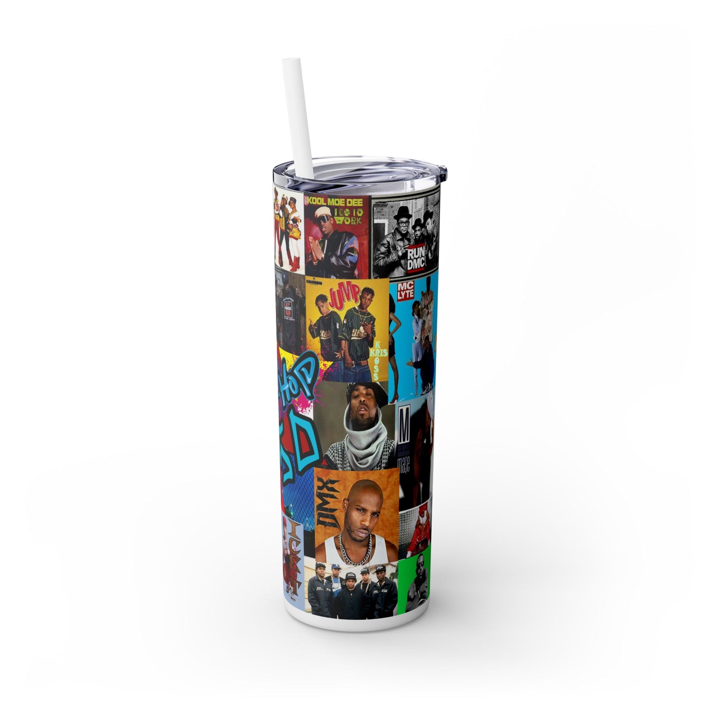 Hip Hop 50th Tumbler with Straw, 20oz