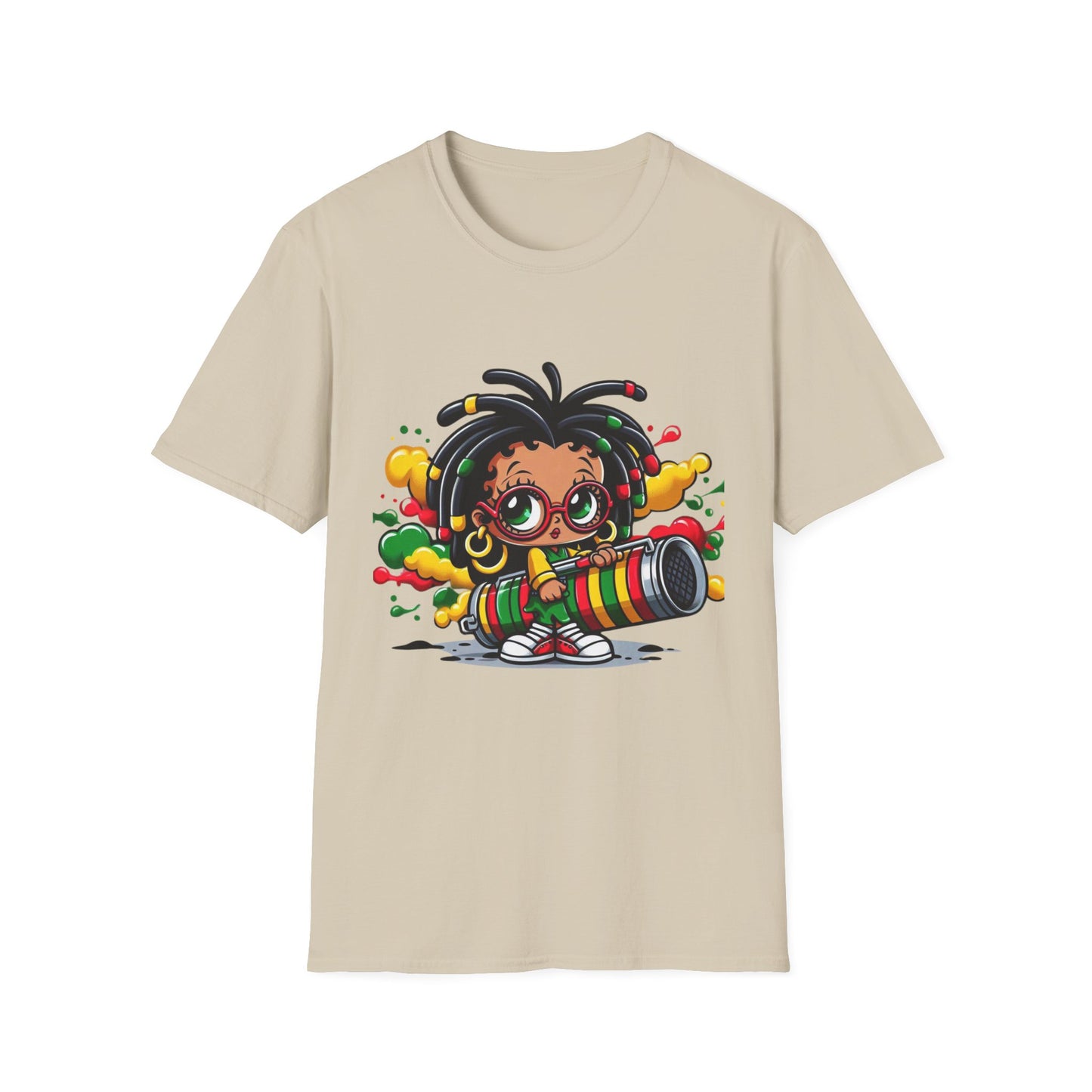 Boombox Betty Softstyle T-Shirt