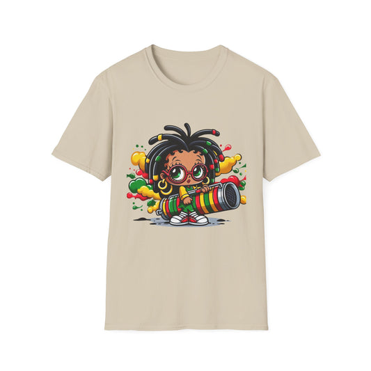 Boombox Betty Softstyle T-Shirt