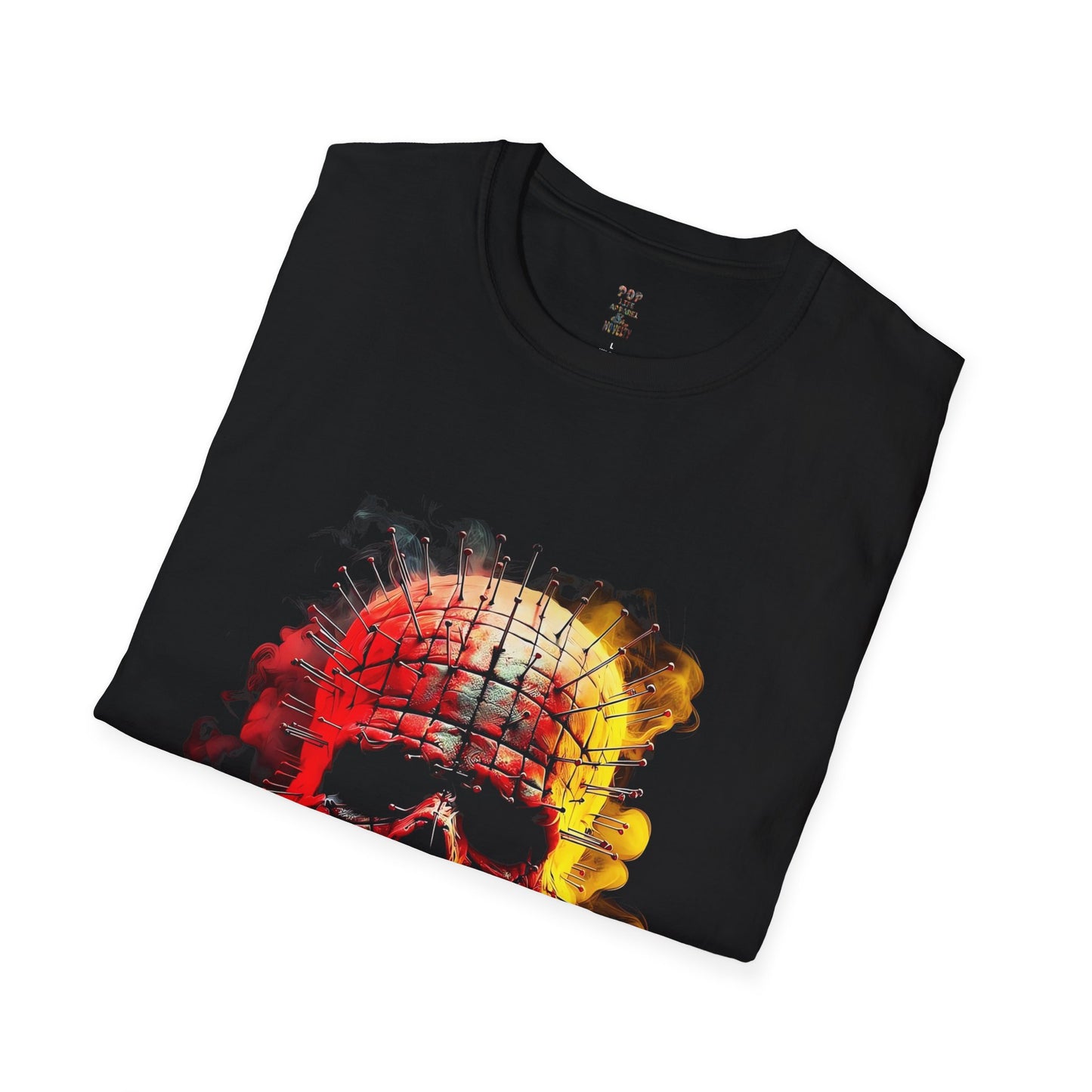 Horror Smoke Pinhead Unisex Softstyle T-Shirt