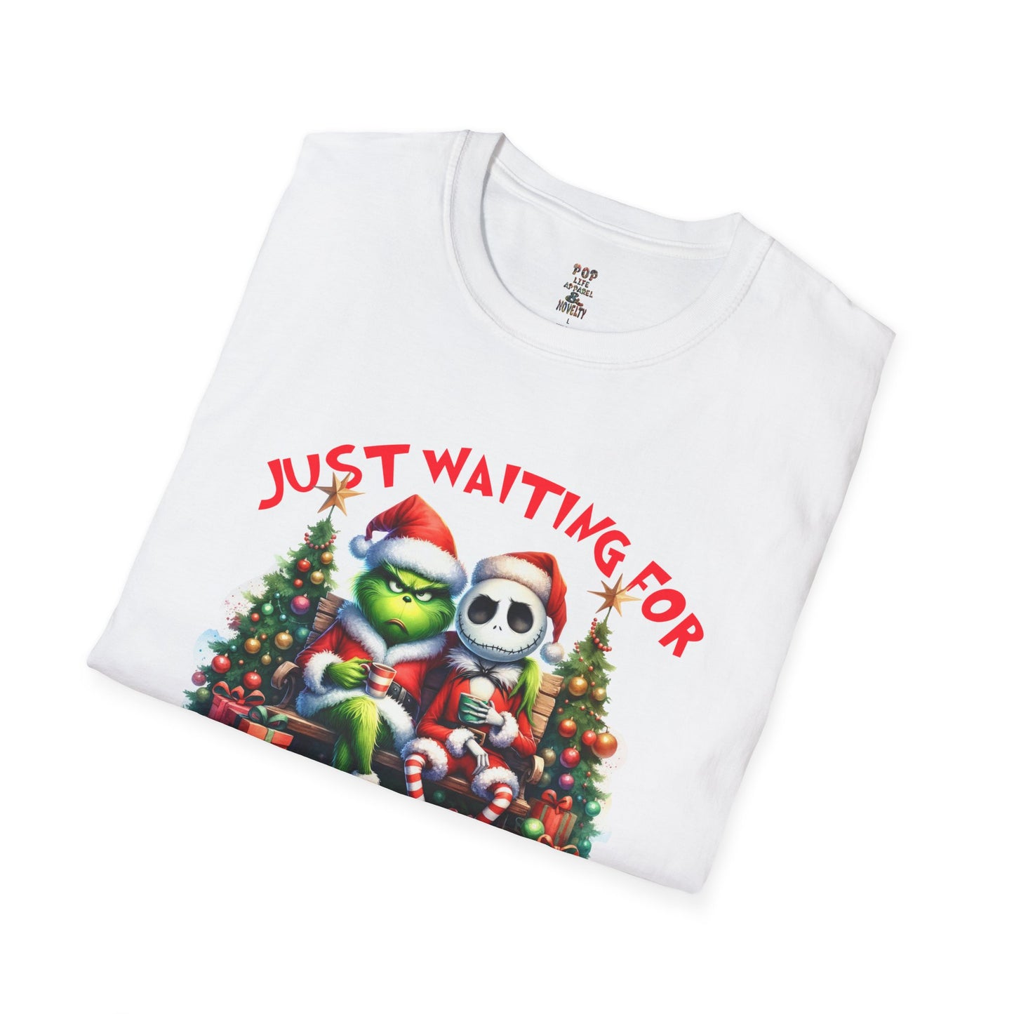 Just Waiting for Christmas Softstyle T-Shirt