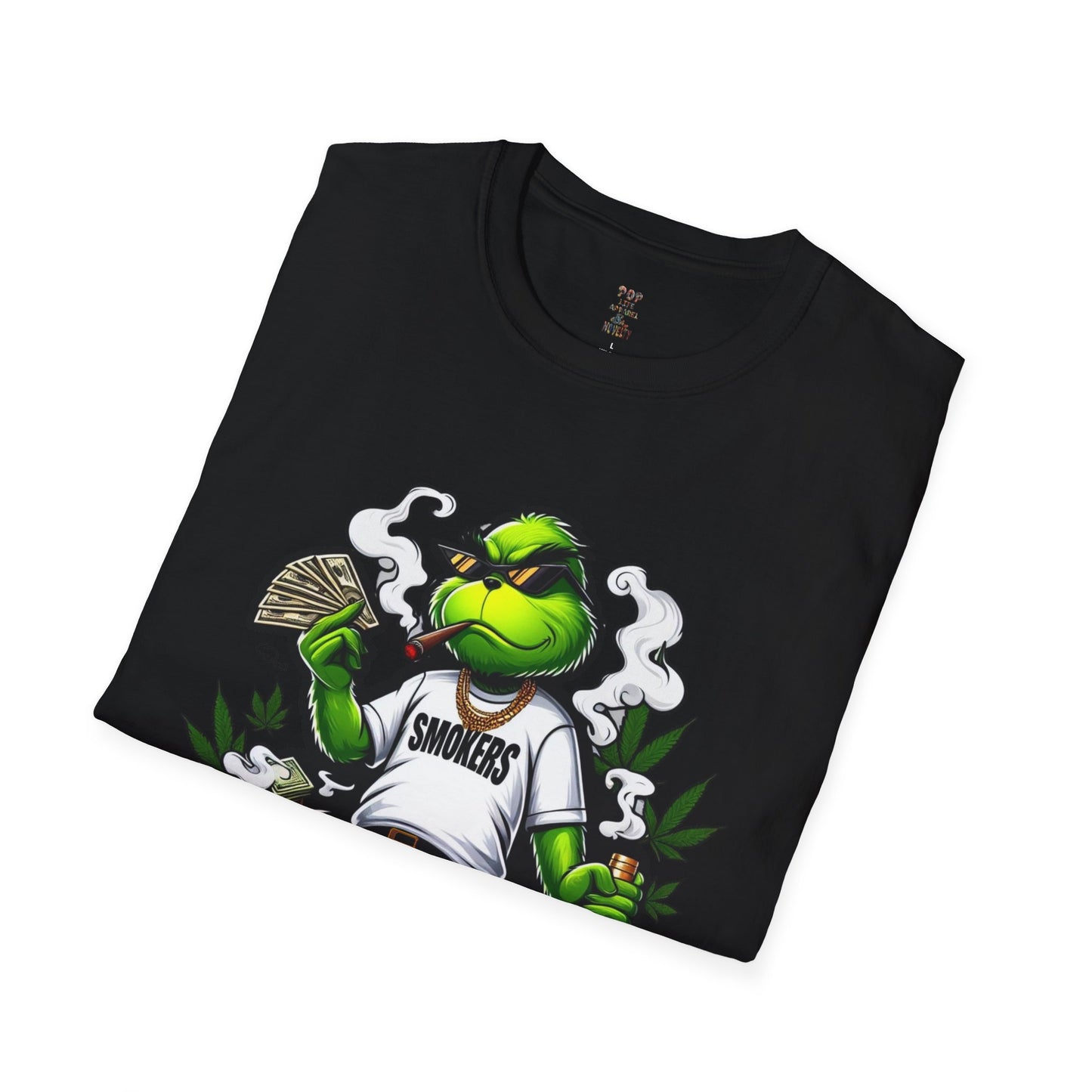 Smokers Grinch Softstyle T-Shirt