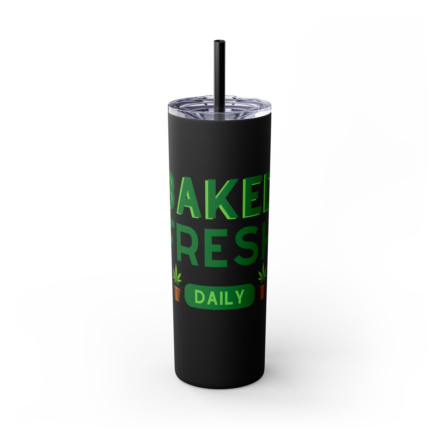 Baked Fresh Daily Tumbler with Straw, 20oz