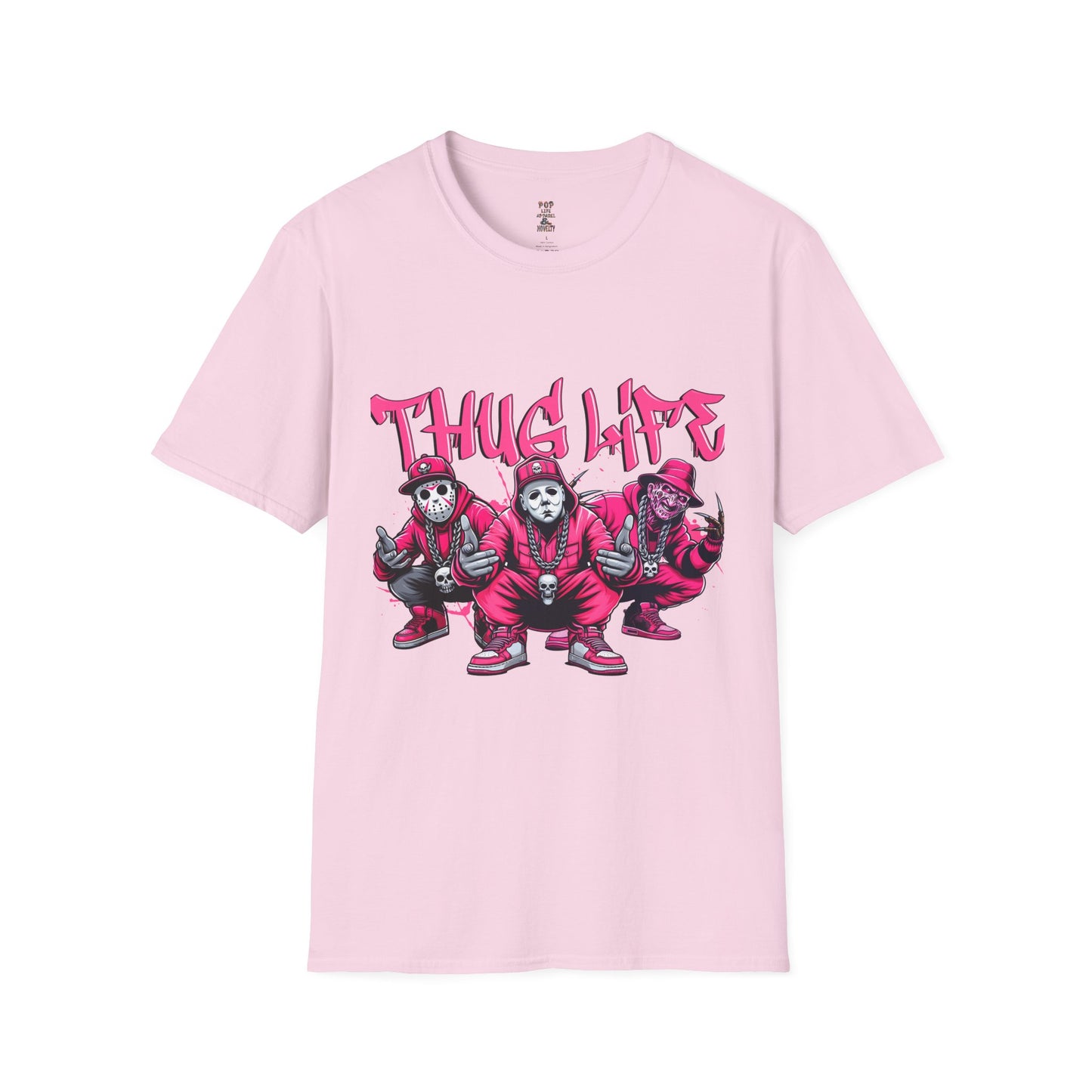 Pink Thug Life Unisex Softstyle T-Shirt