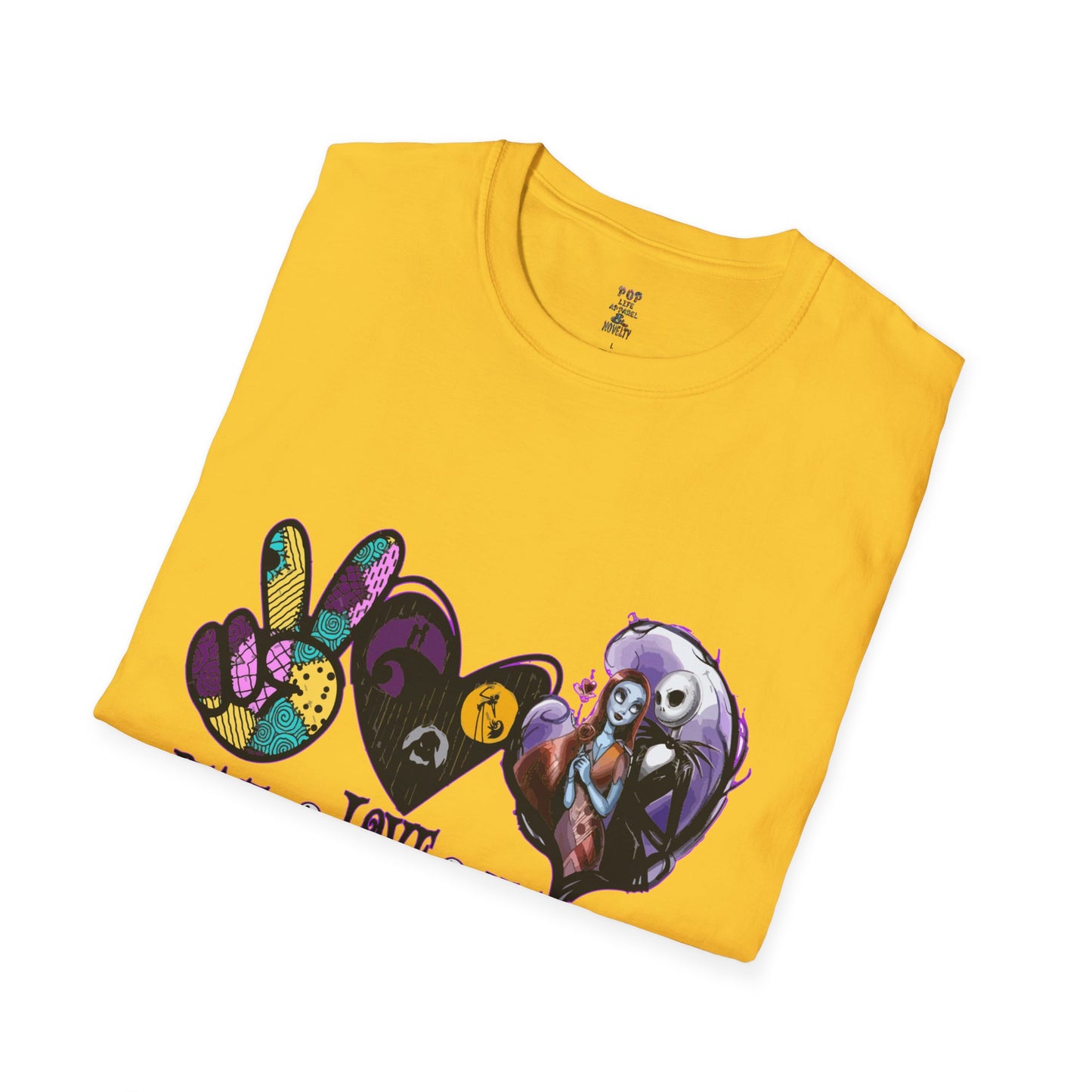 Peace, Love and Nightmare's Unisex Softstyle T-Shirt